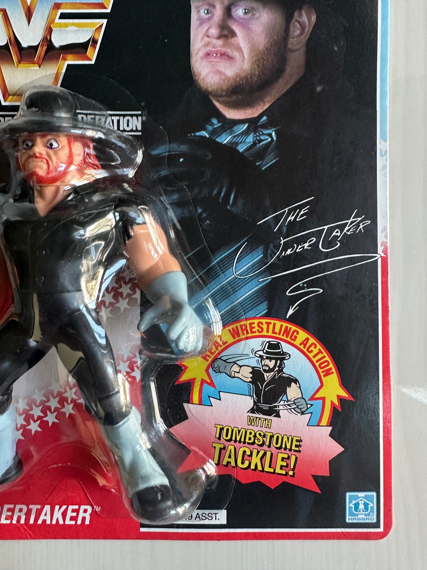 The Undertaker Series 4 WWF Hasbro MOC figure