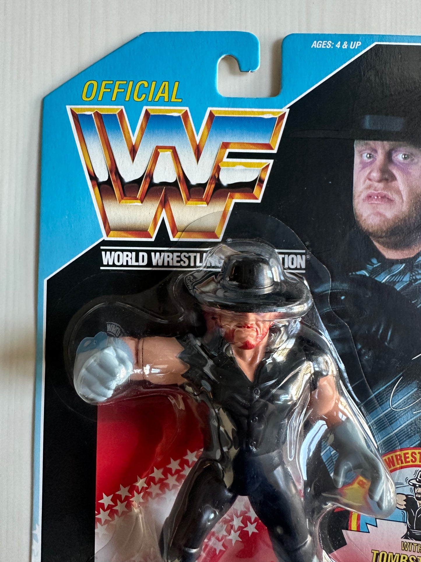 The Undertaker Series 4 WWF Hasbro MOC figure