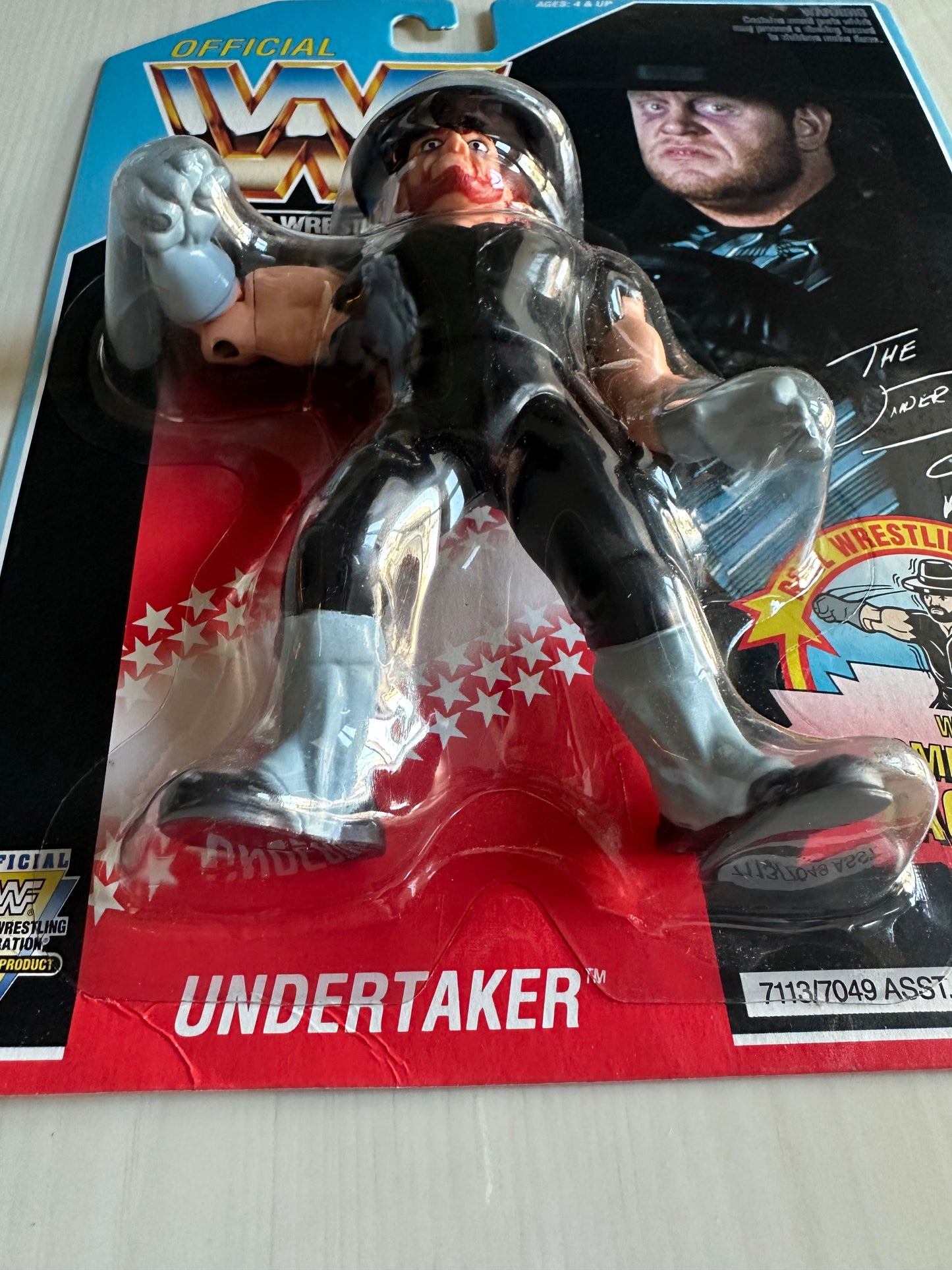 The Undertaker Series 4 WWF Hasbro MOC figure