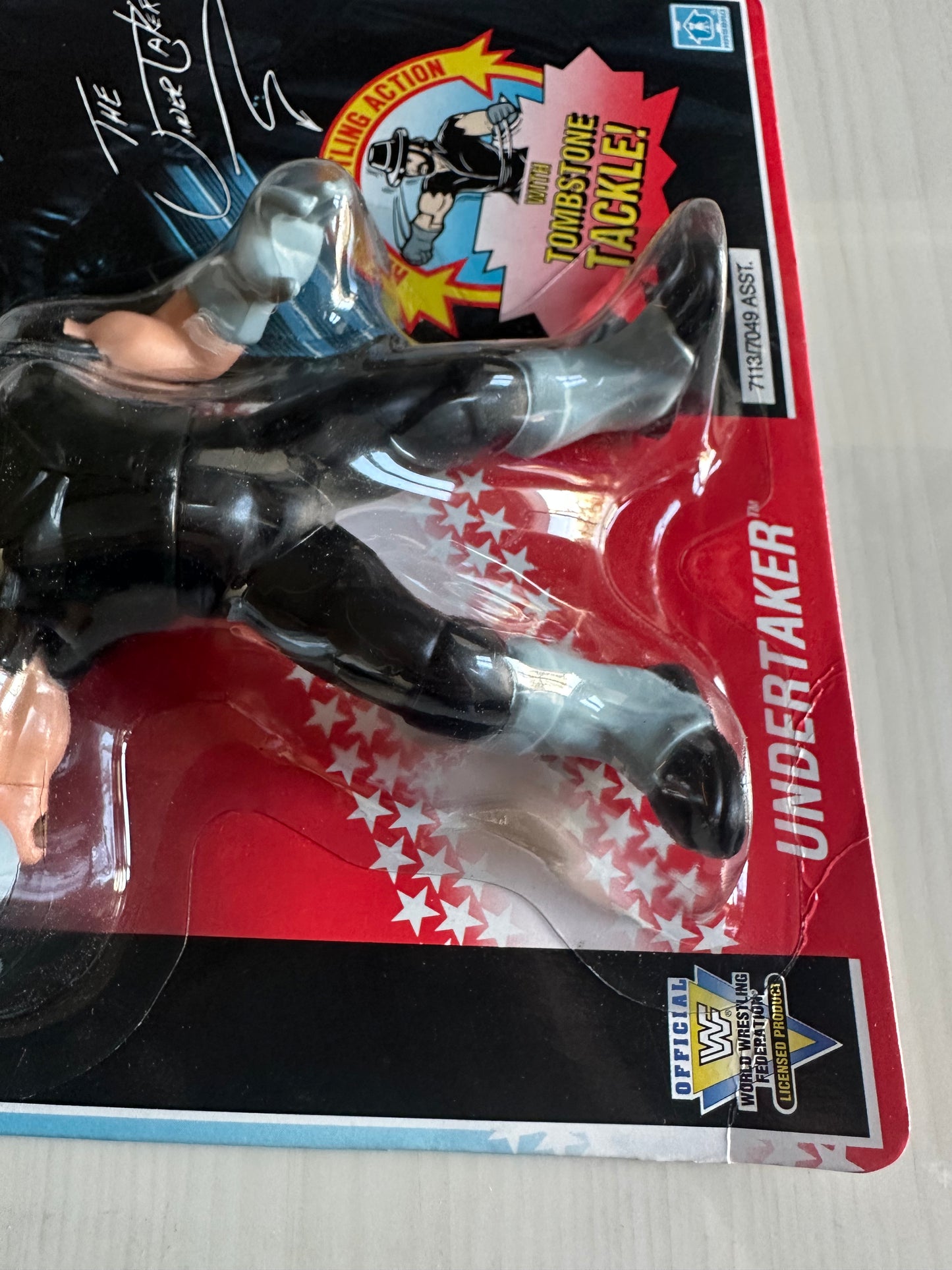 The Undertaker Series 4 WWF Hasbro MOC figure