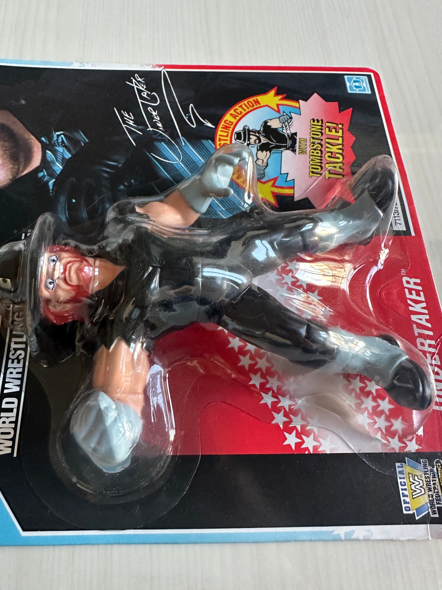 The Undertaker Series 4 WWF Hasbro MOC figure