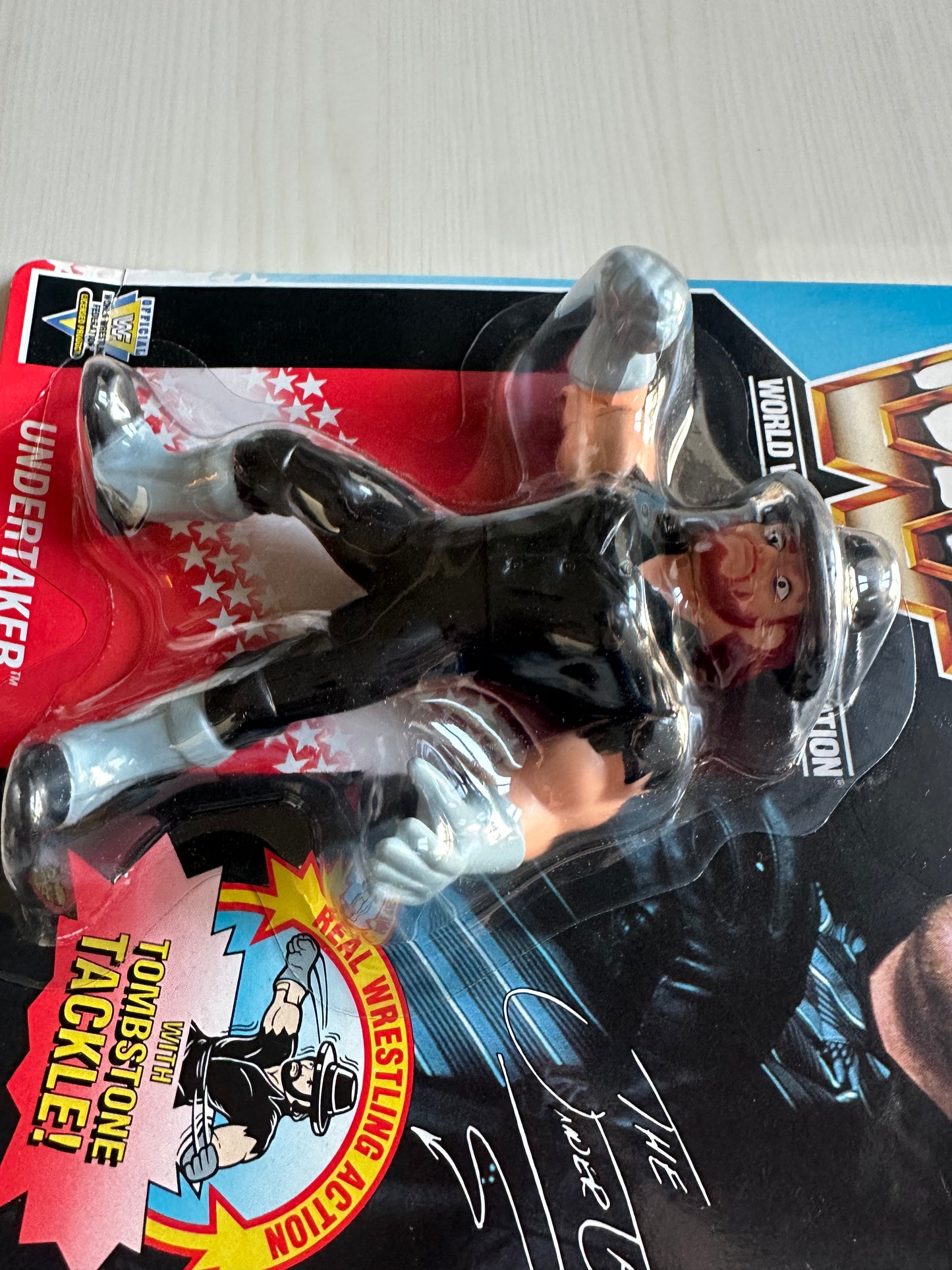 The Undertaker Series 4 WWF Hasbro MOC figure