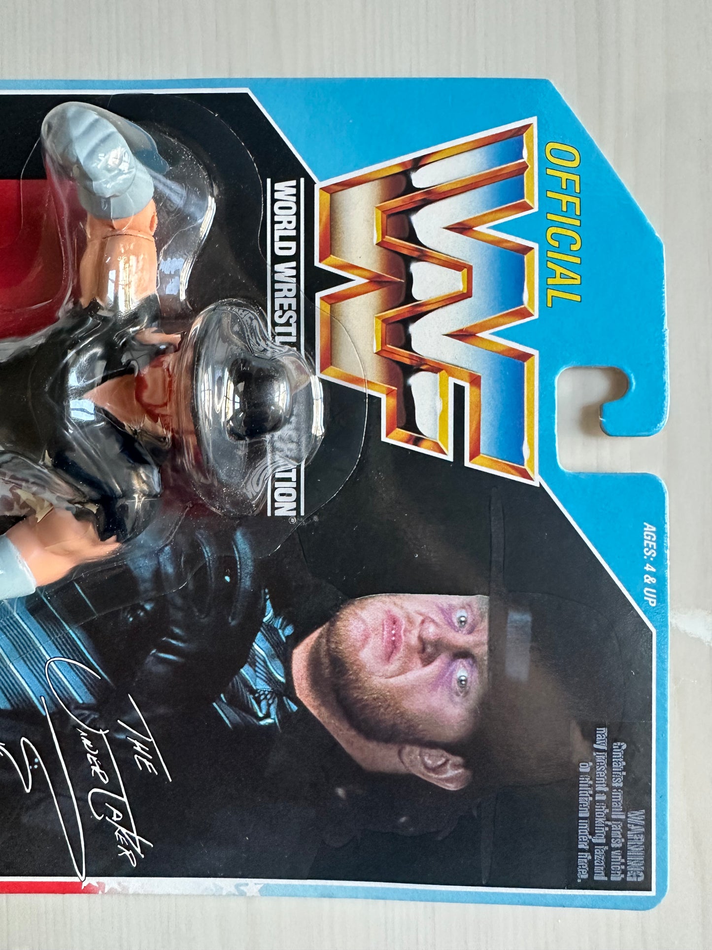 The Undertaker Series 4 WWF Hasbro MOC figure