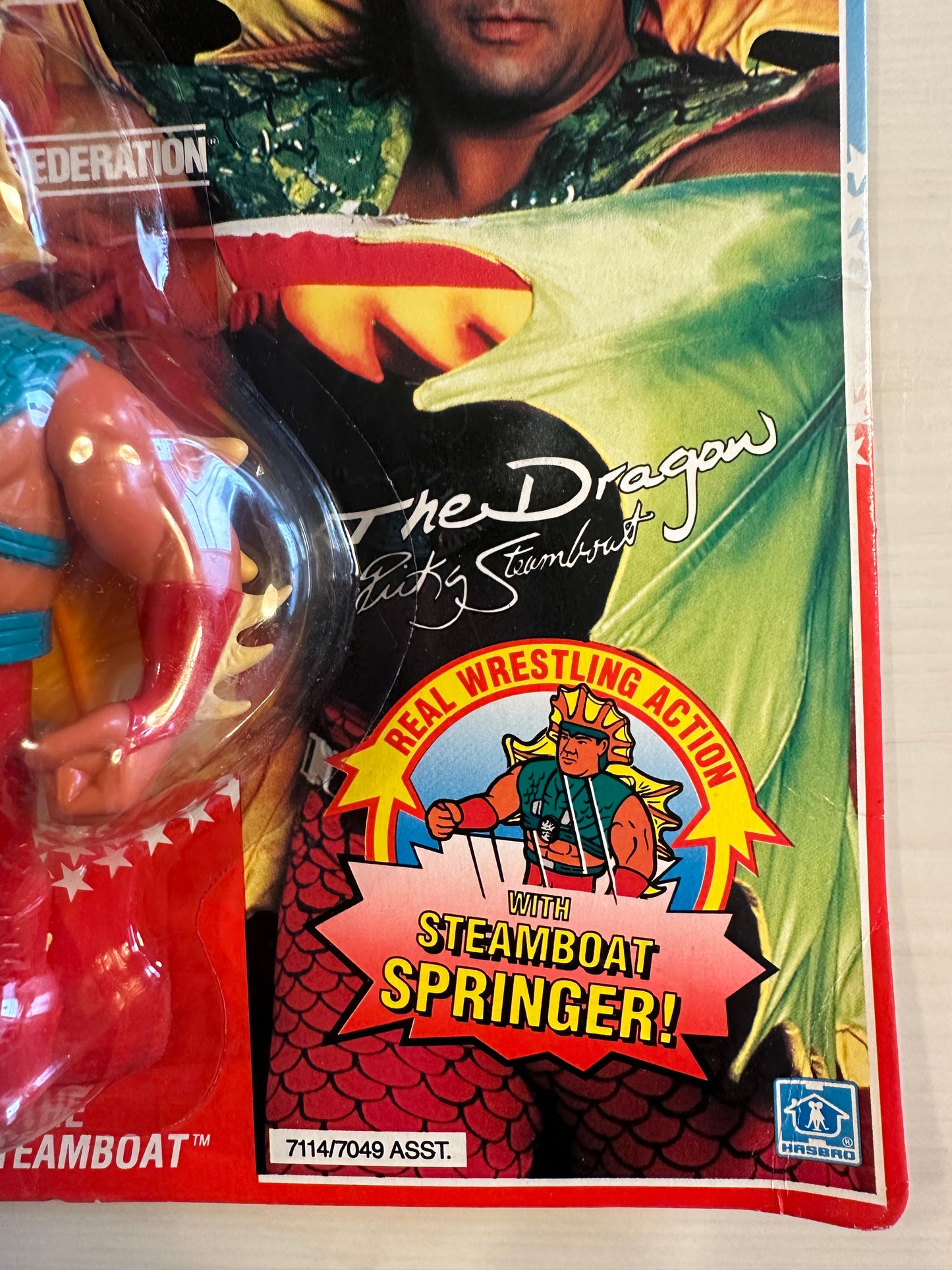 Ricky the Dragon Steamboat Series 4 WWF Hasbro