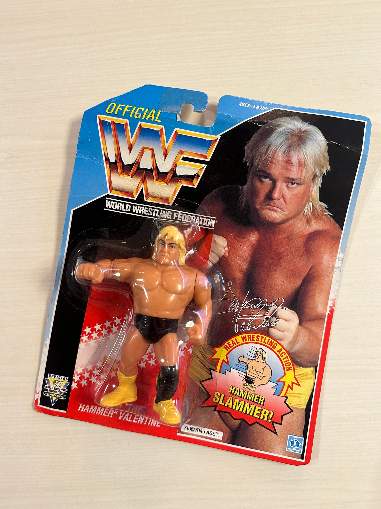 Greg the Hammer Valentine Series 3 WWF Hasbro