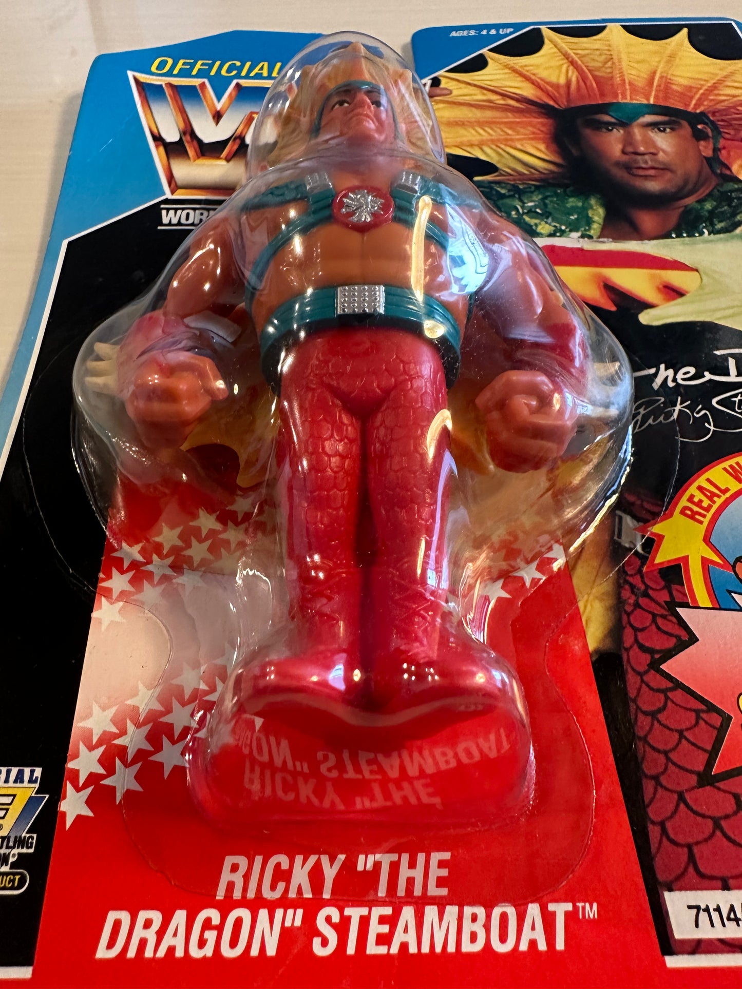Ricky the Dragon Steamboat Series 4 WWF Hasbro