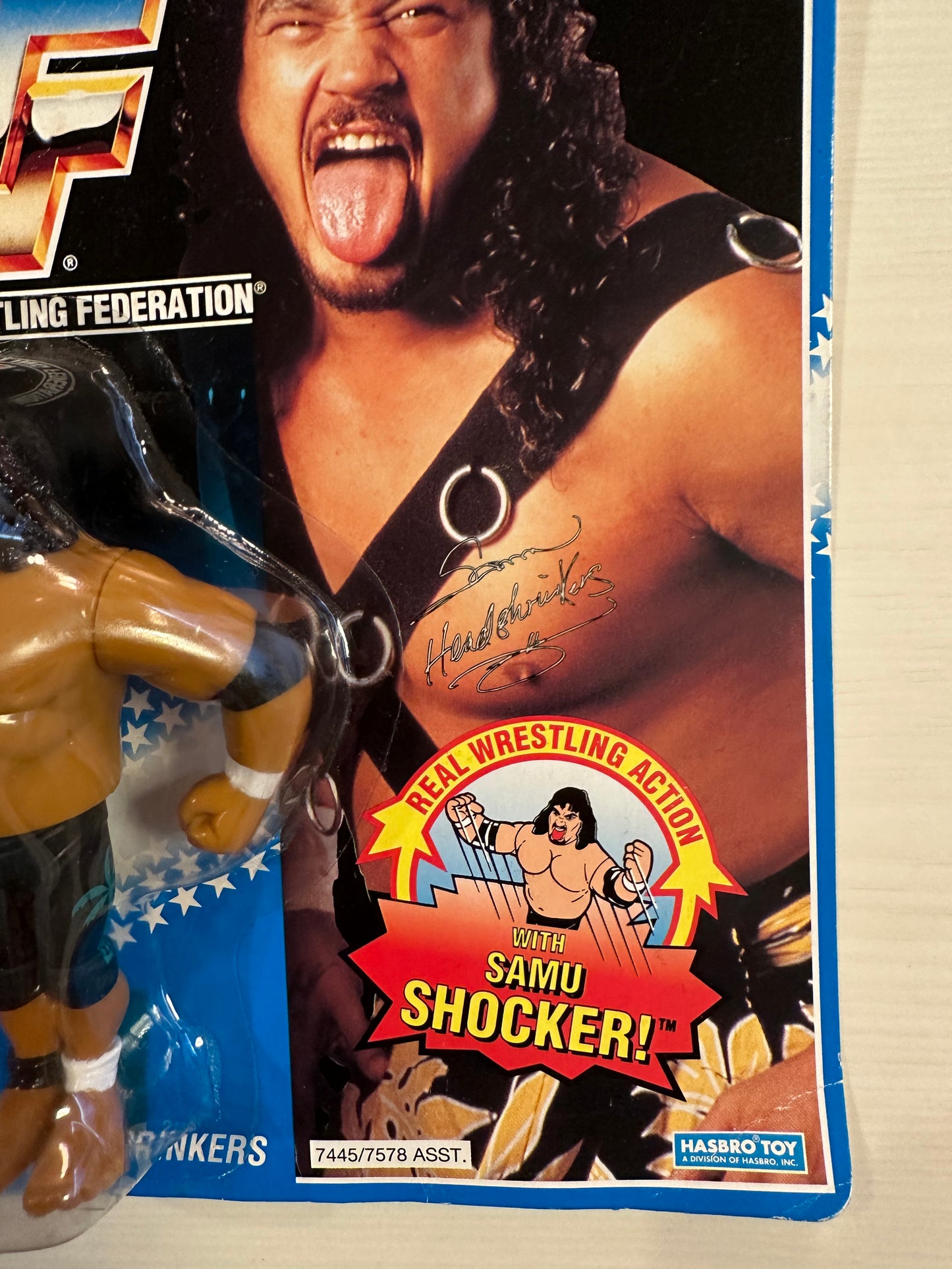 Samu the Headshrinker Series 10 WWF Hasbro