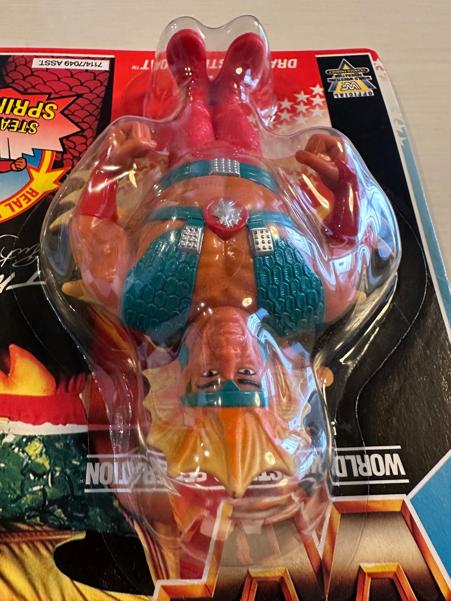 Ricky the Dragon Steamboat Series 4 WWF Hasbro