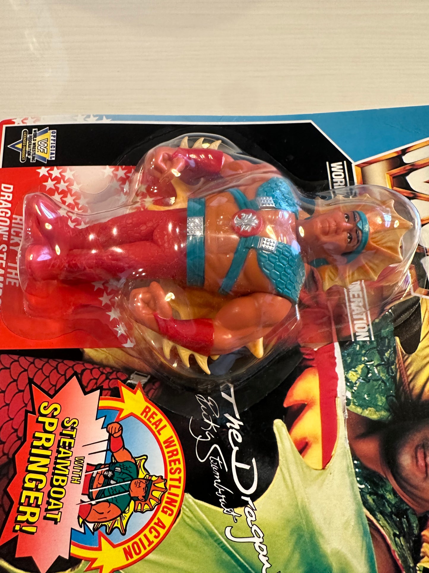 Ricky the Dragon Steamboat Series 4 WWF Hasbro