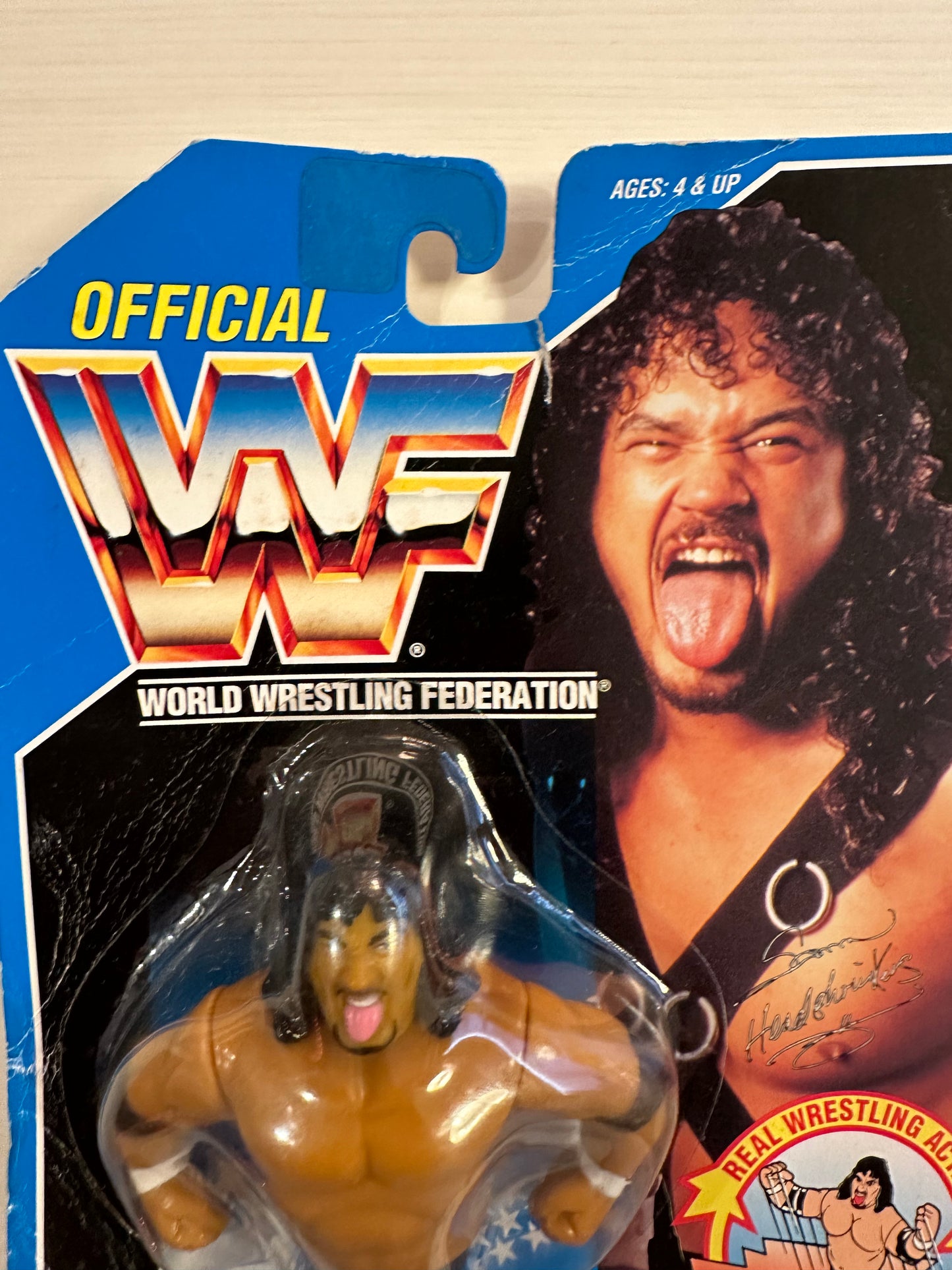 Samu the Headshrinker Series 10 WWF Hasbro