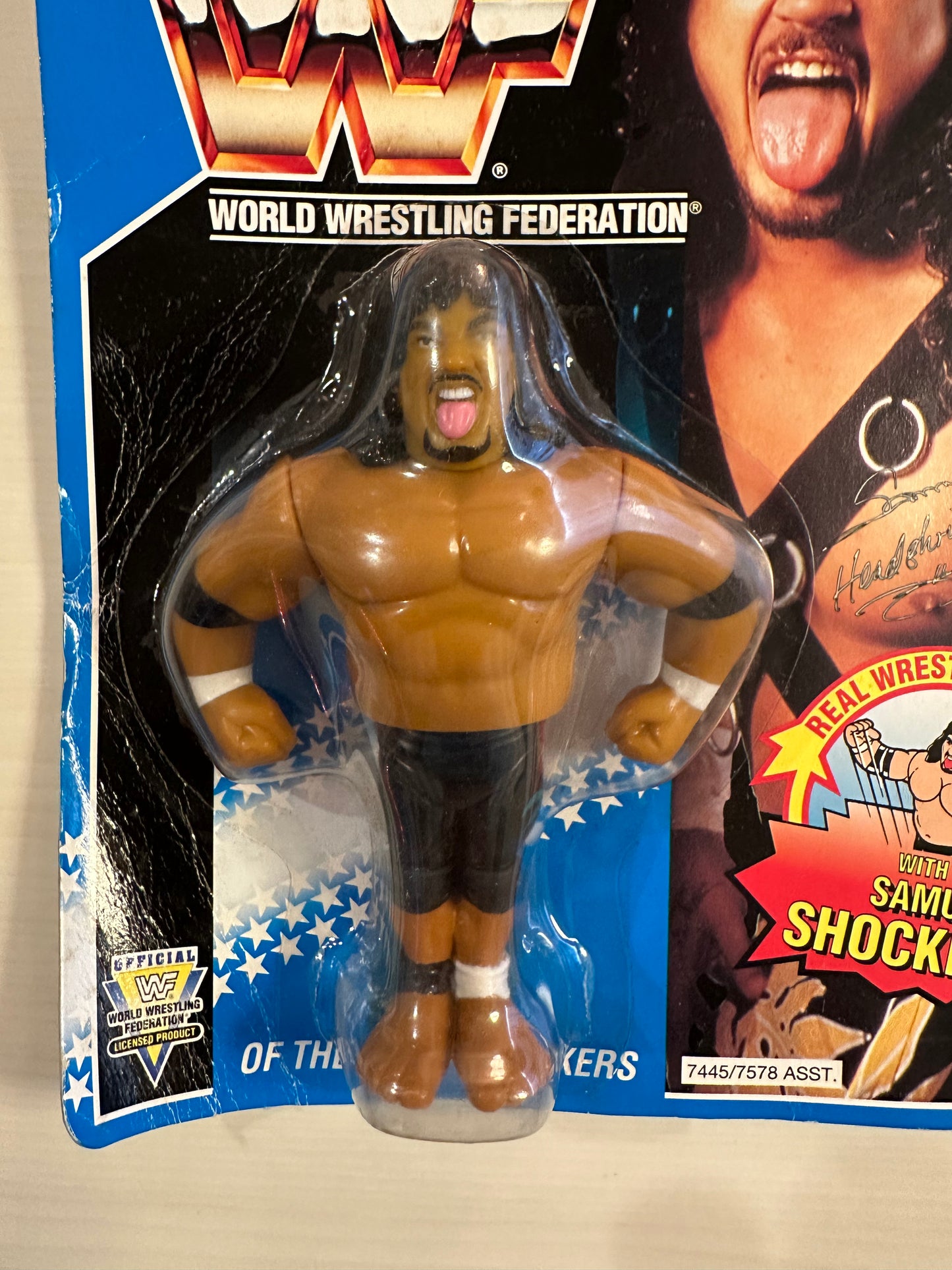 Samu the Headshrinker Series 10 WWF Hasbro