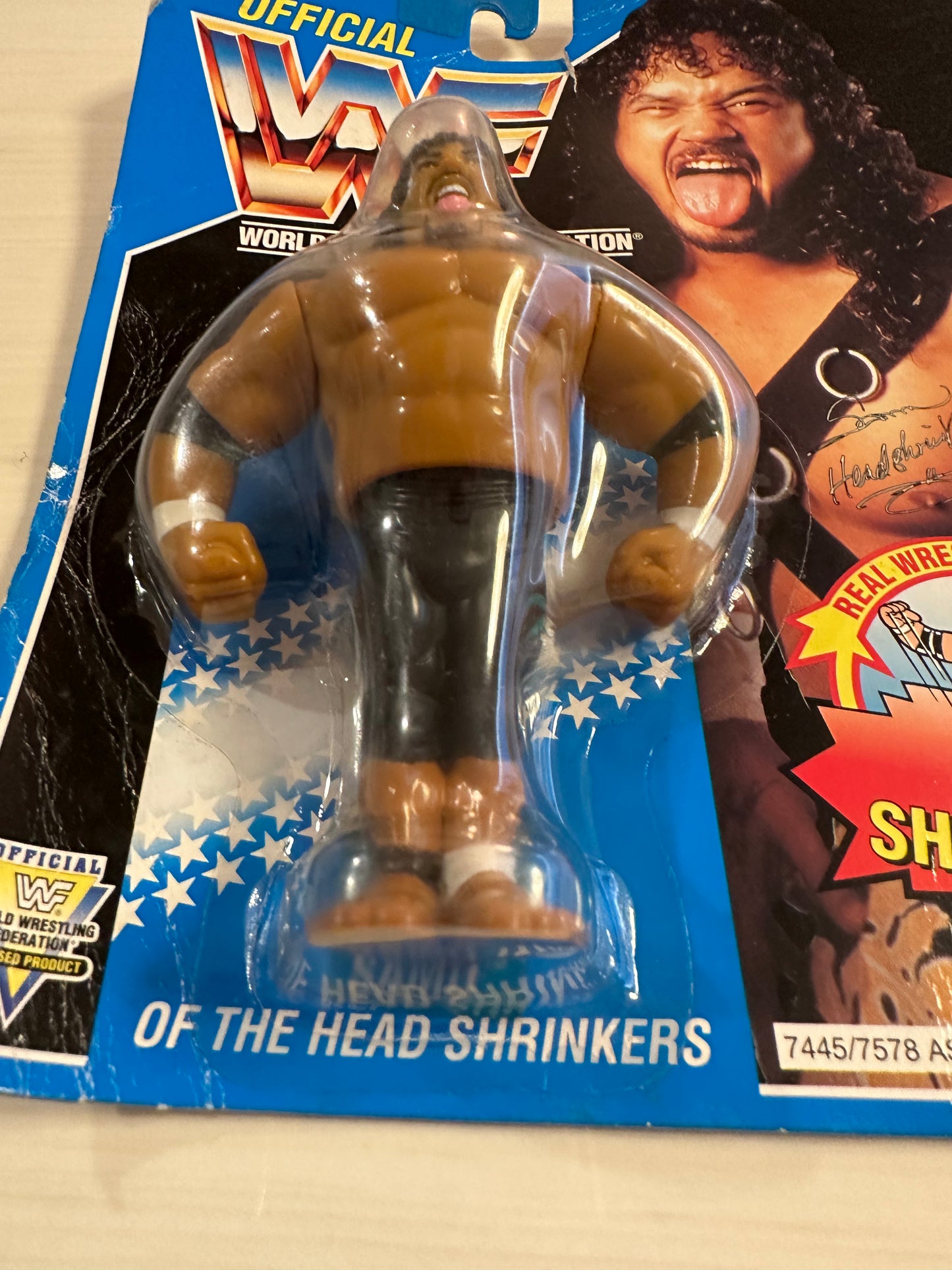 Samu the Headshrinker Series 10 WWF Hasbro