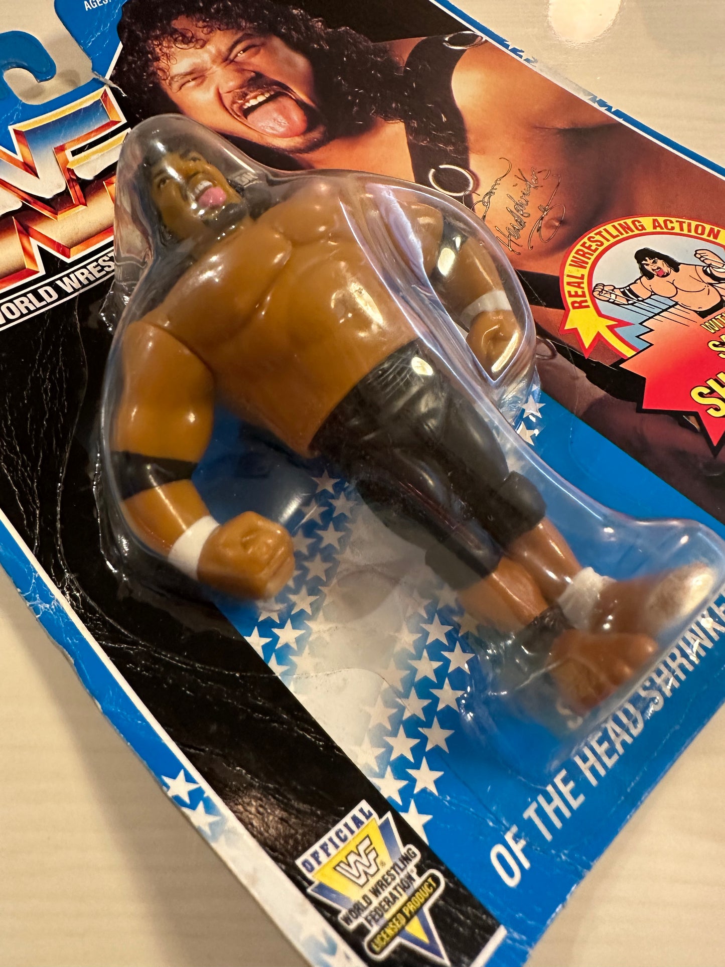 Samu the Headshrinker Series 10 WWF Hasbro