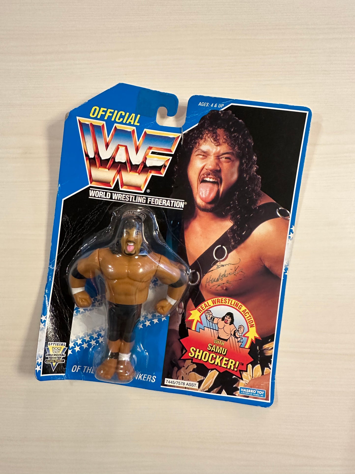 Samu the Headshrinker Series 10 WWF Hasbro