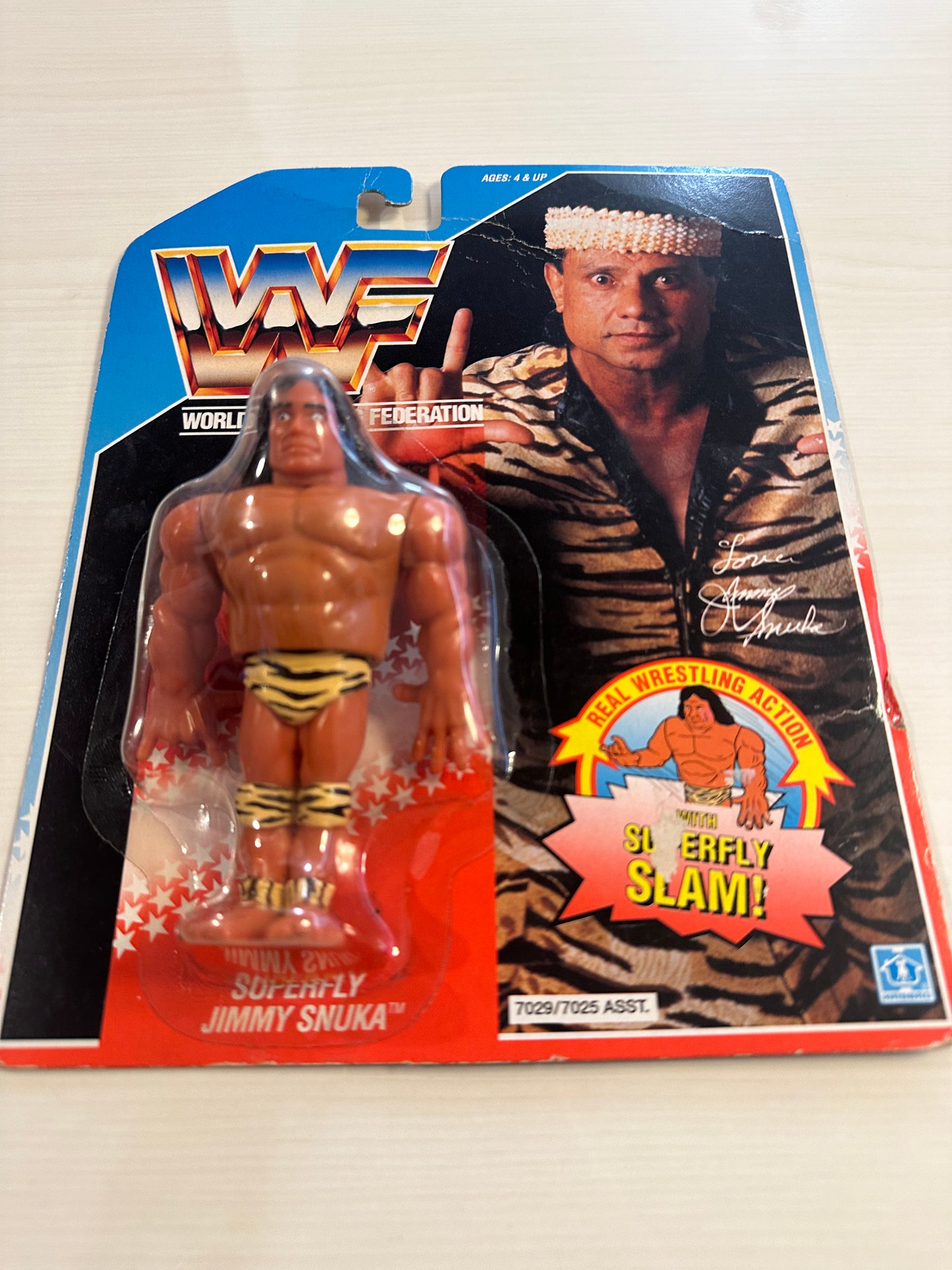 Superfly Jimmy Snuka Series 2 WWF Hasbro