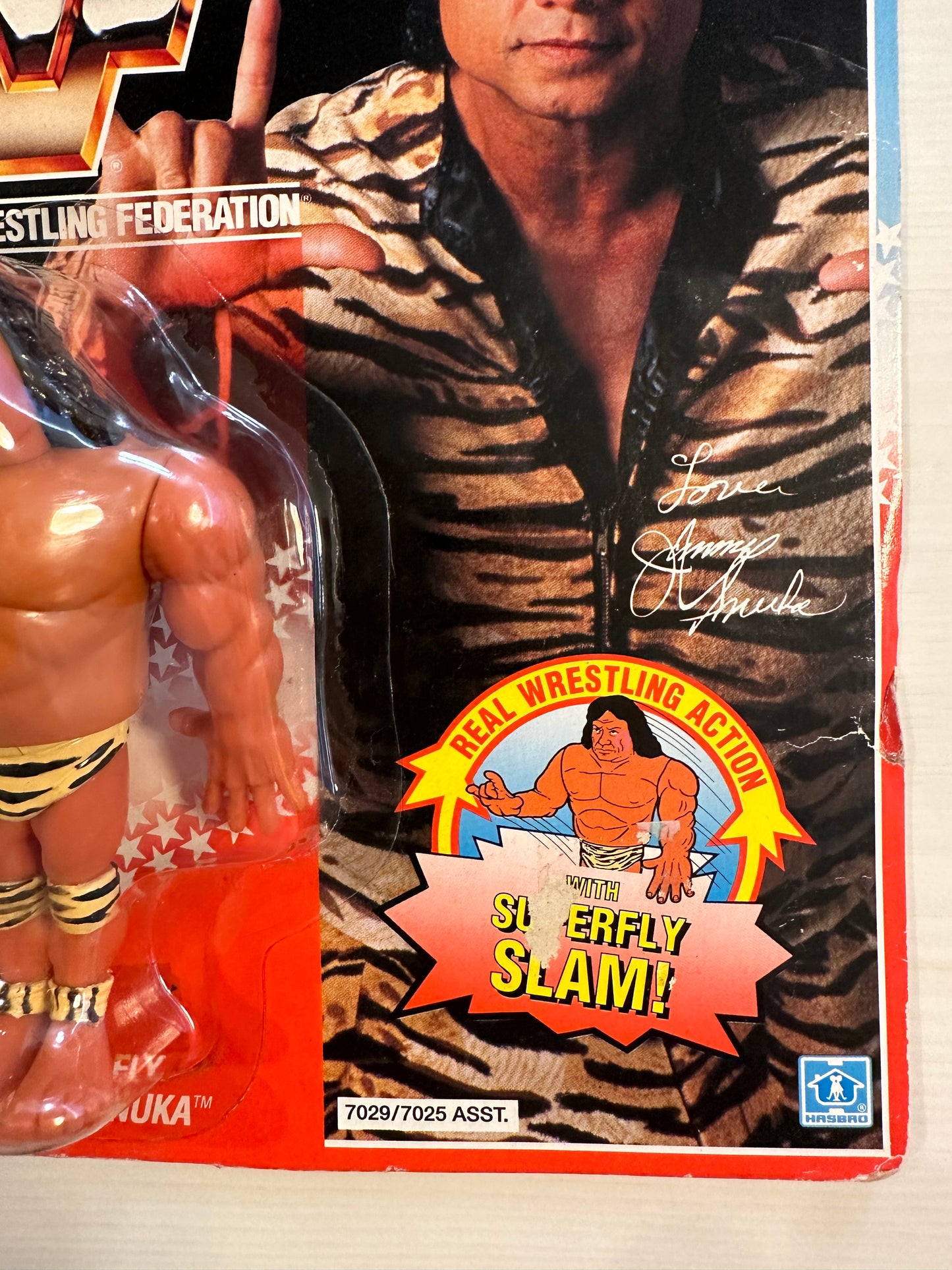 Superfly Jimmy Snuka Series 2 WWF Hasbro