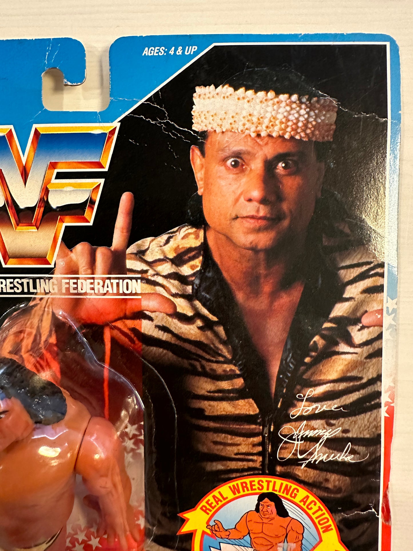 Superfly Jimmy Snuka Series 2 WWF Hasbro