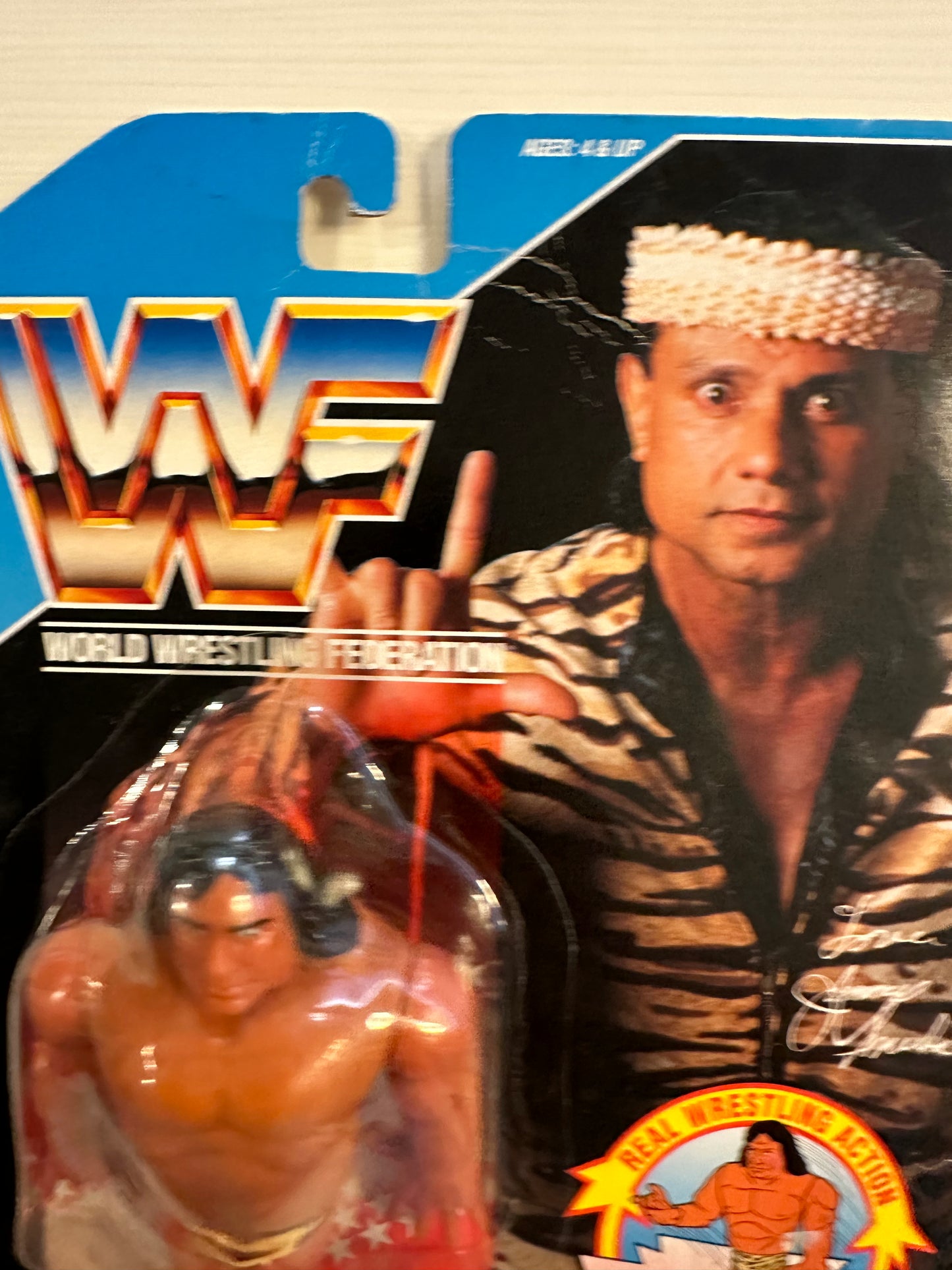 Superfly Jimmy Snuka Series 2 WWF Hasbro