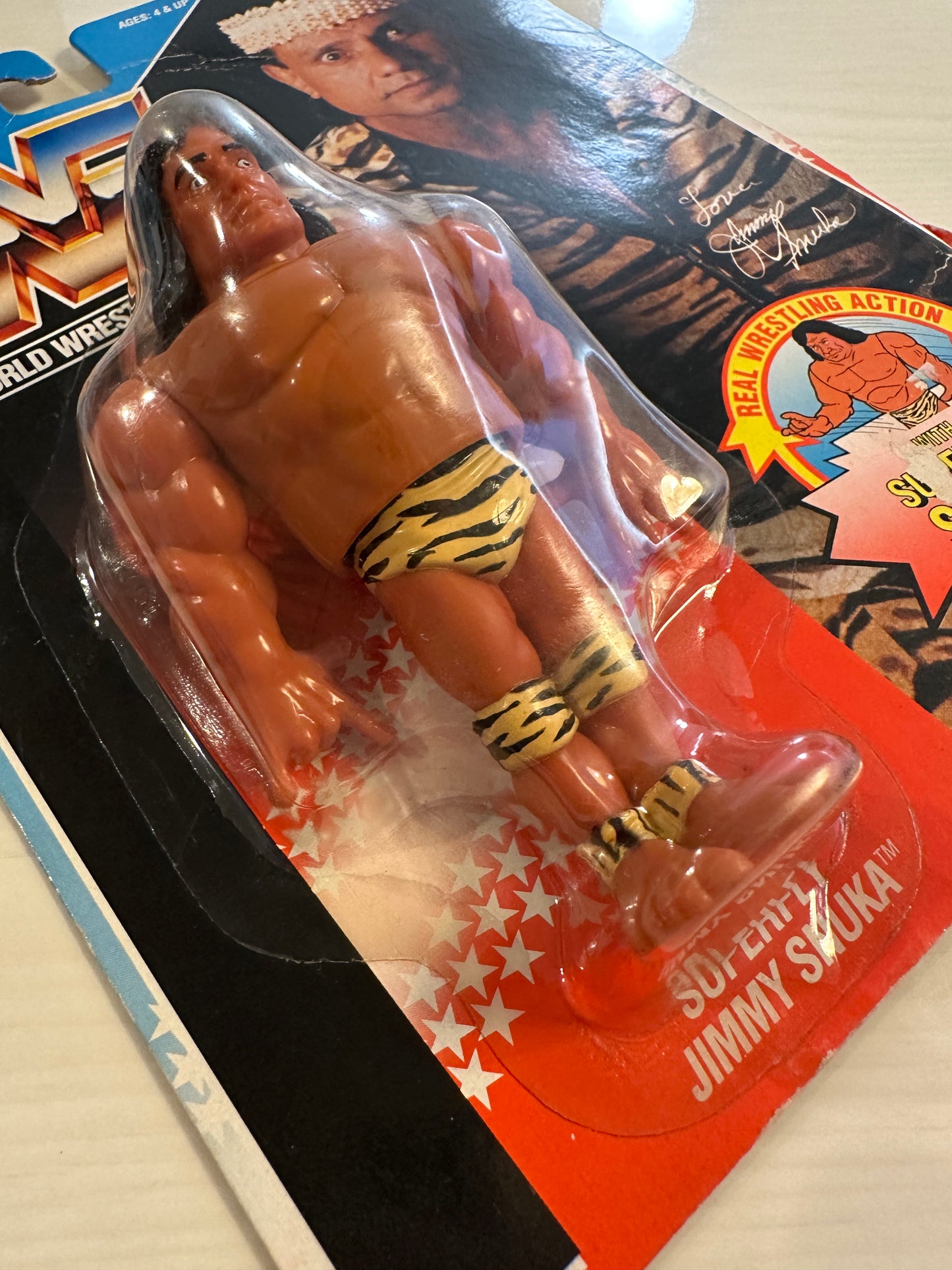 Superfly Jimmy Snuka Series 2 WWF Hasbro