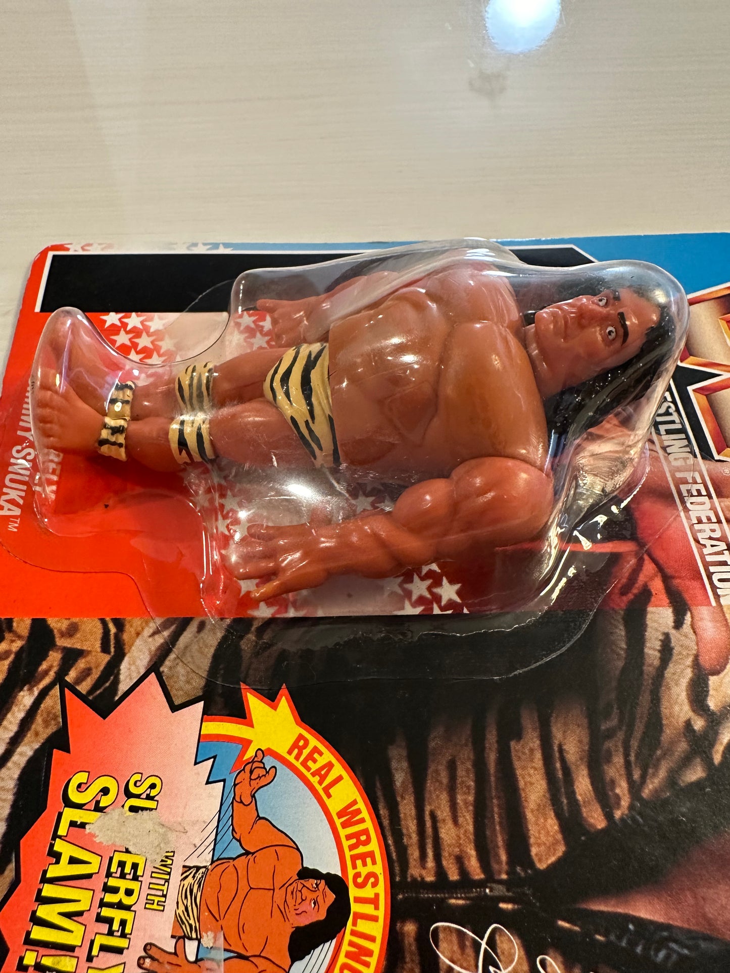 Superfly Jimmy Snuka Series 2 WWF Hasbro