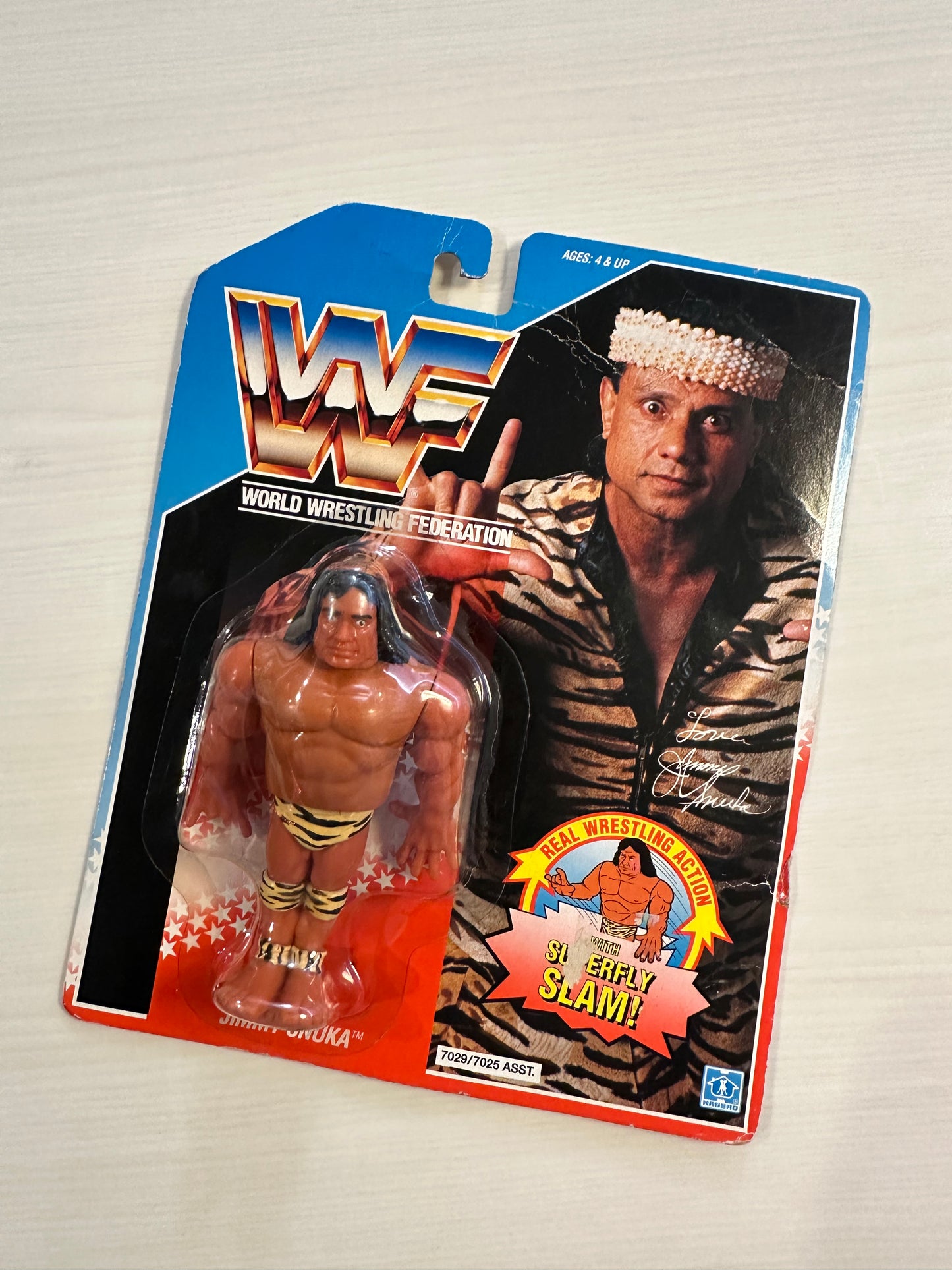 Superfly Jimmy Snuka Series 2 WWF Hasbro