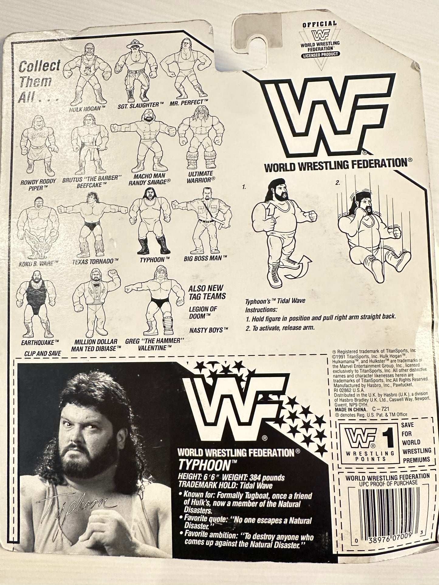 Typhoon Series 3 WWF Hasbro