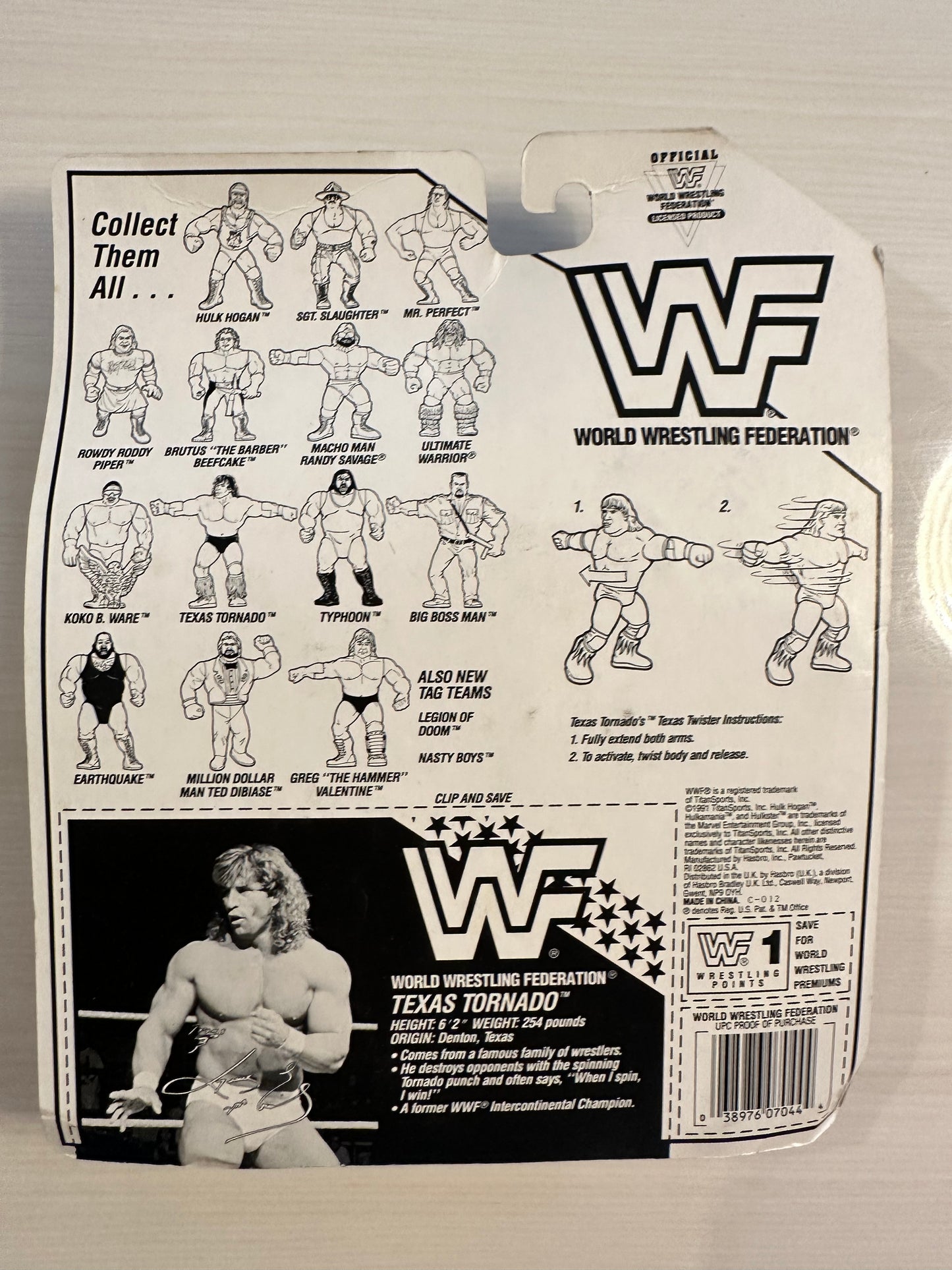 Texas Tornado Series 3 WWF Hasbro