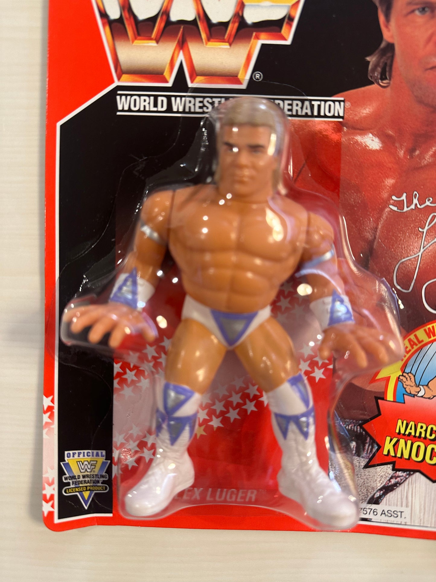 Lex Luger Series 8 WWF Hasbro