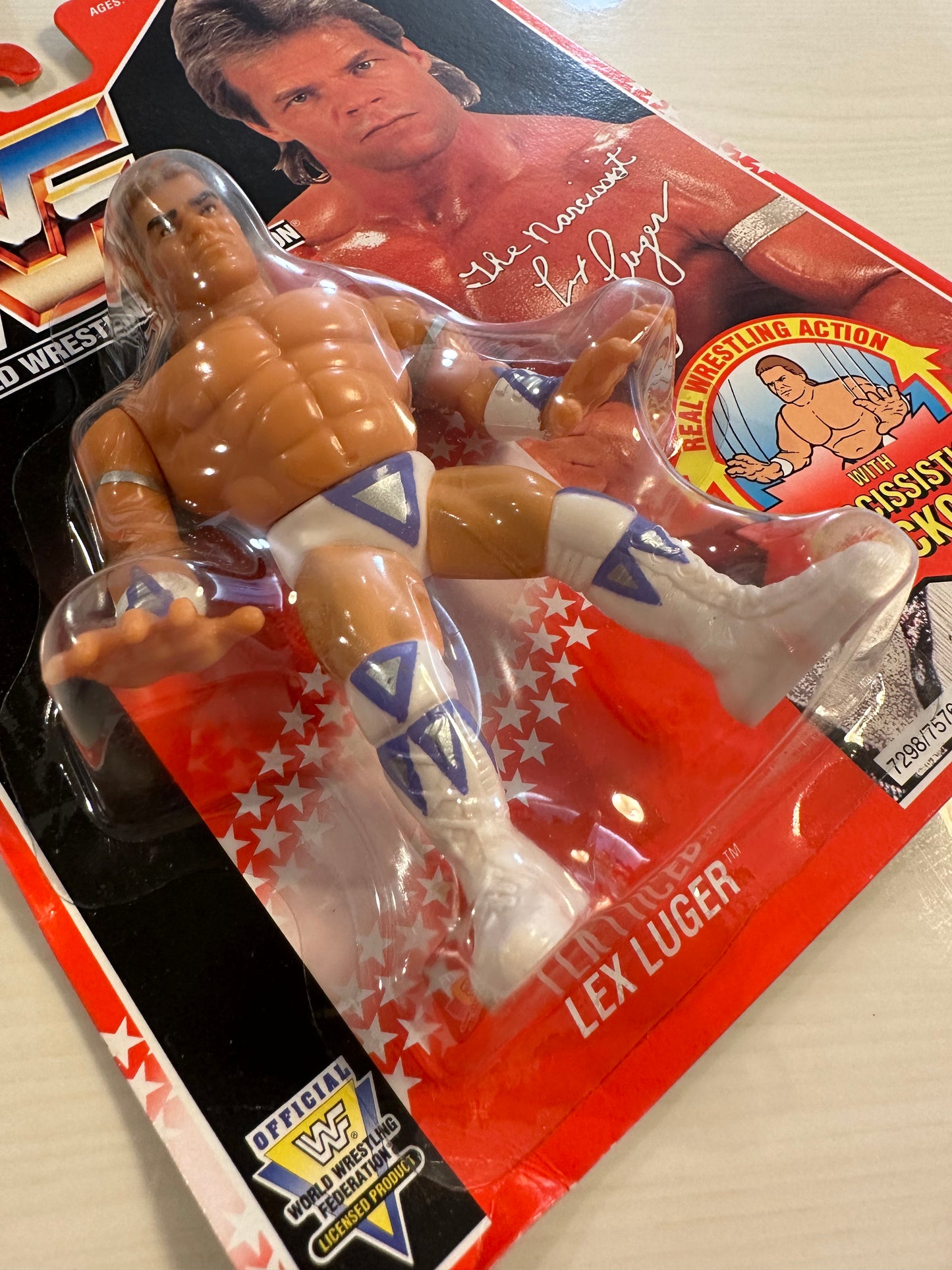 Lex Luger Series 8 WWF Hasbro