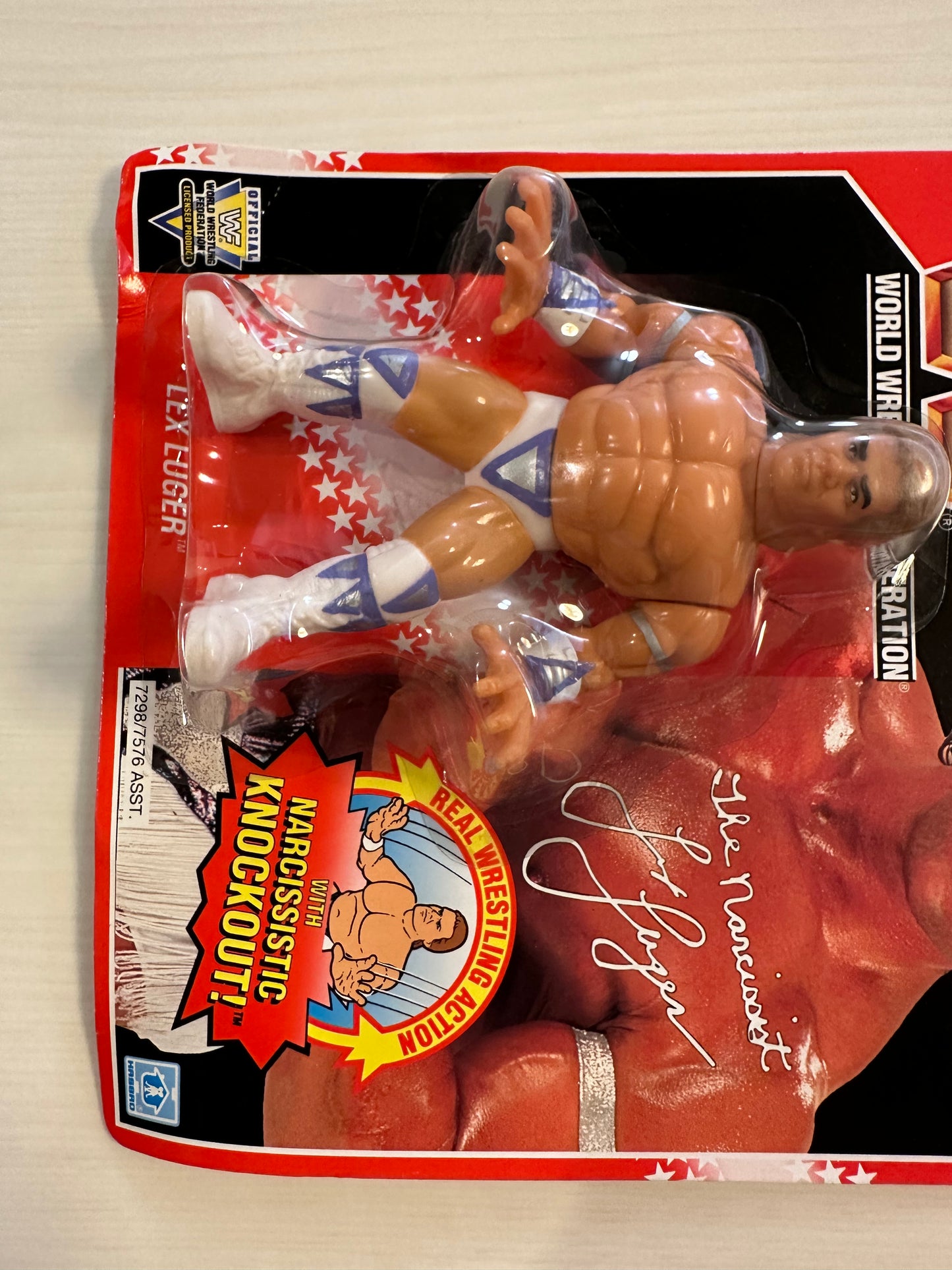 Lex Luger Series 8 WWF Hasbro