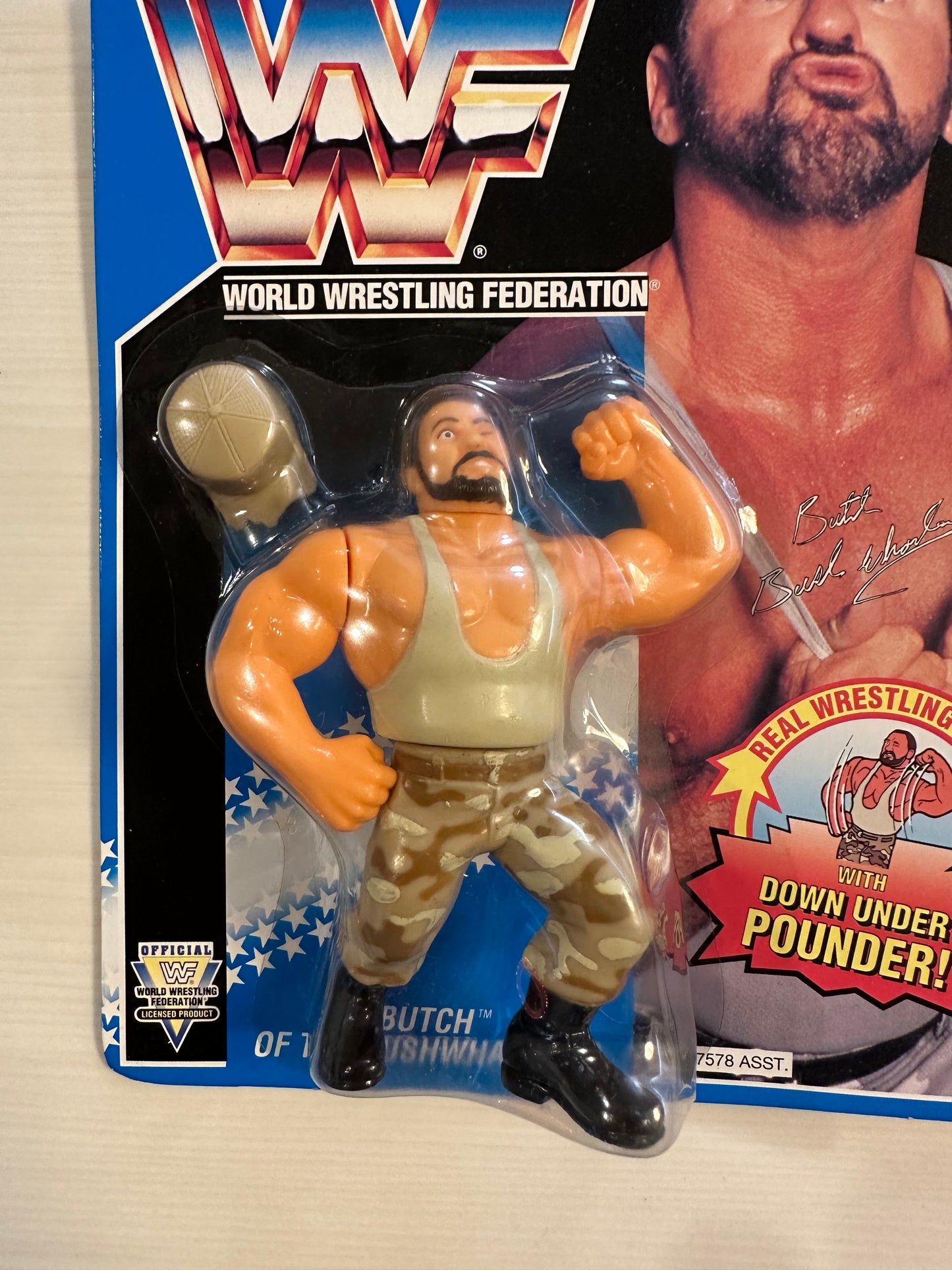 Butch the Bushwhacker Series 10 WWF Hasbro