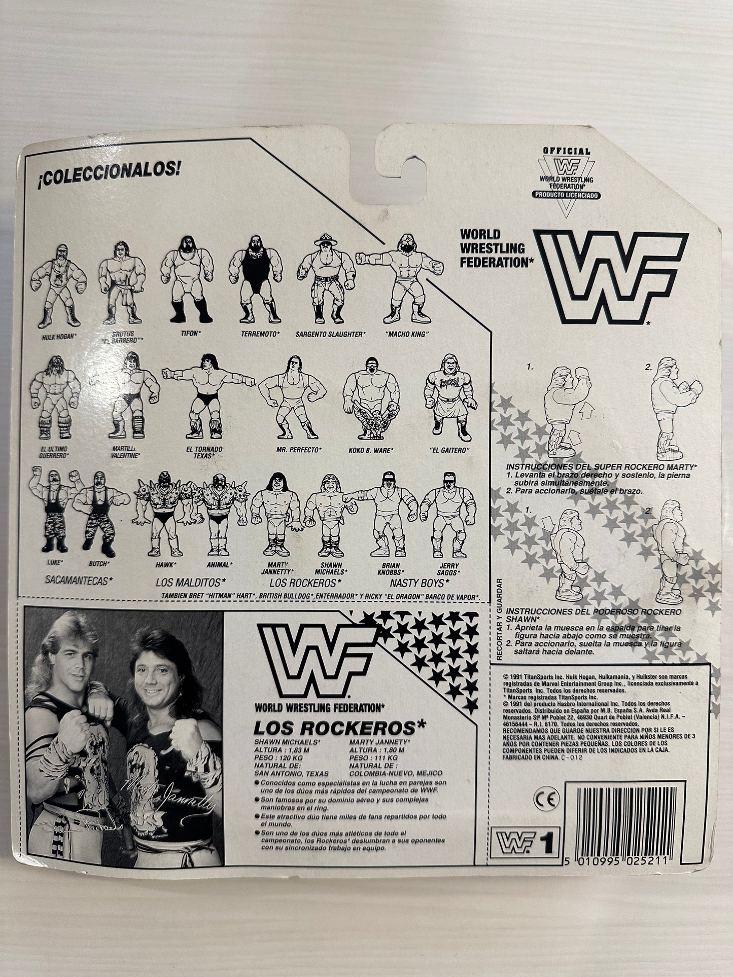 The Rockers Series 2 WWF Hasbro foreign