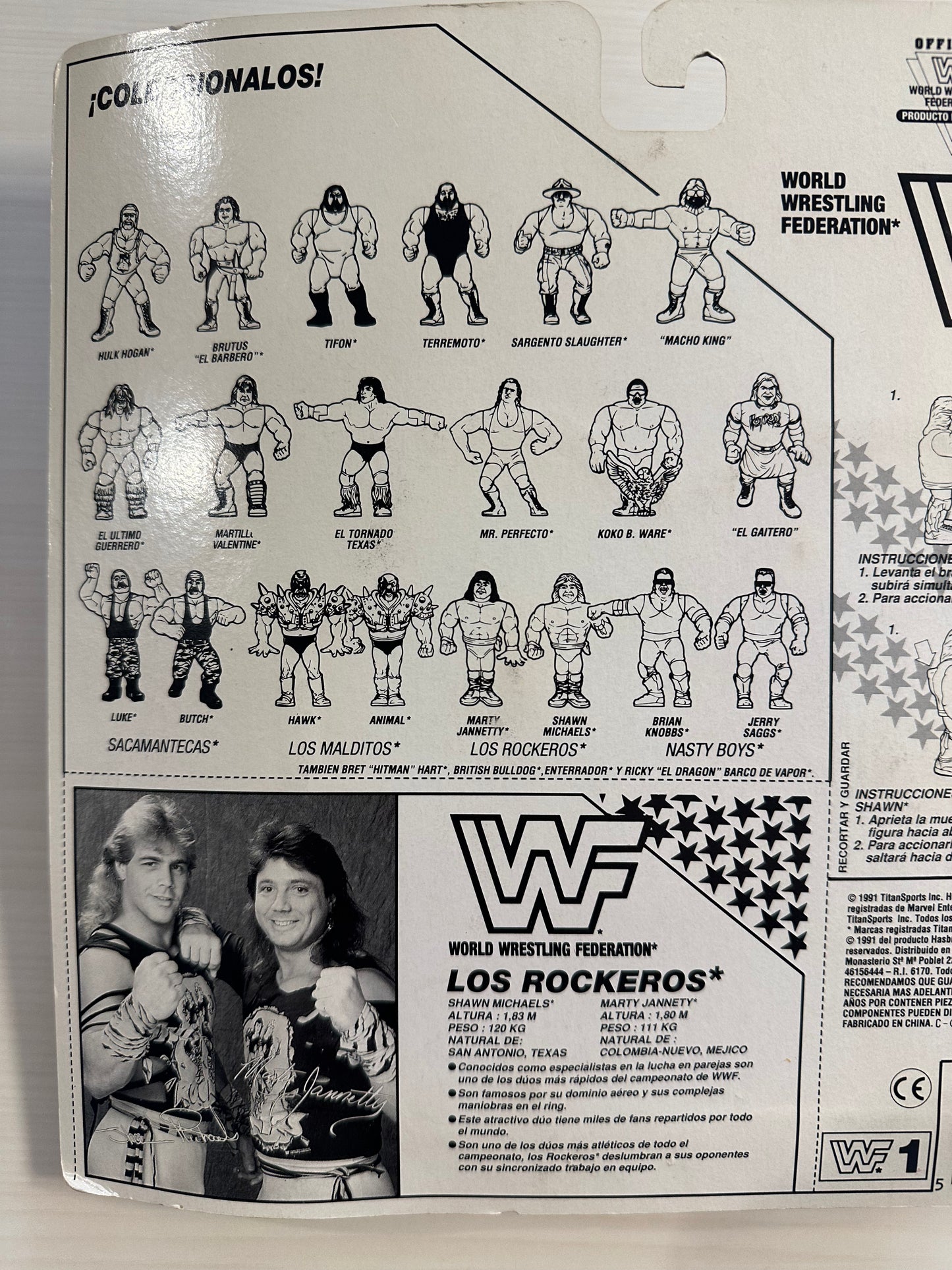 The Rockers Series 2 WWF Hasbro foreign