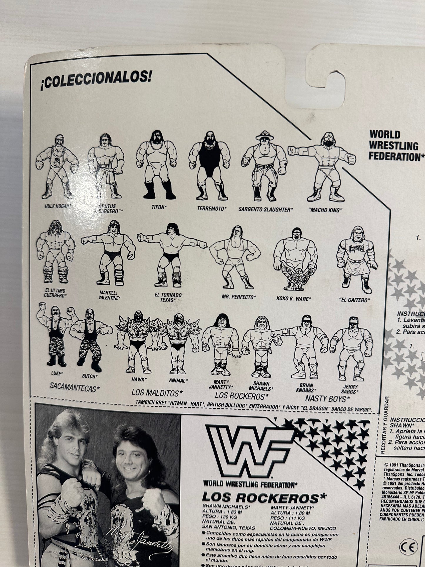 The Rockers Series 2 WWF Hasbro foreign