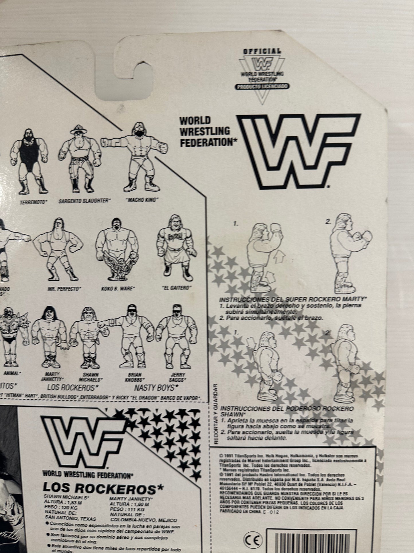 The Rockers Series 2 WWF Hasbro foreign