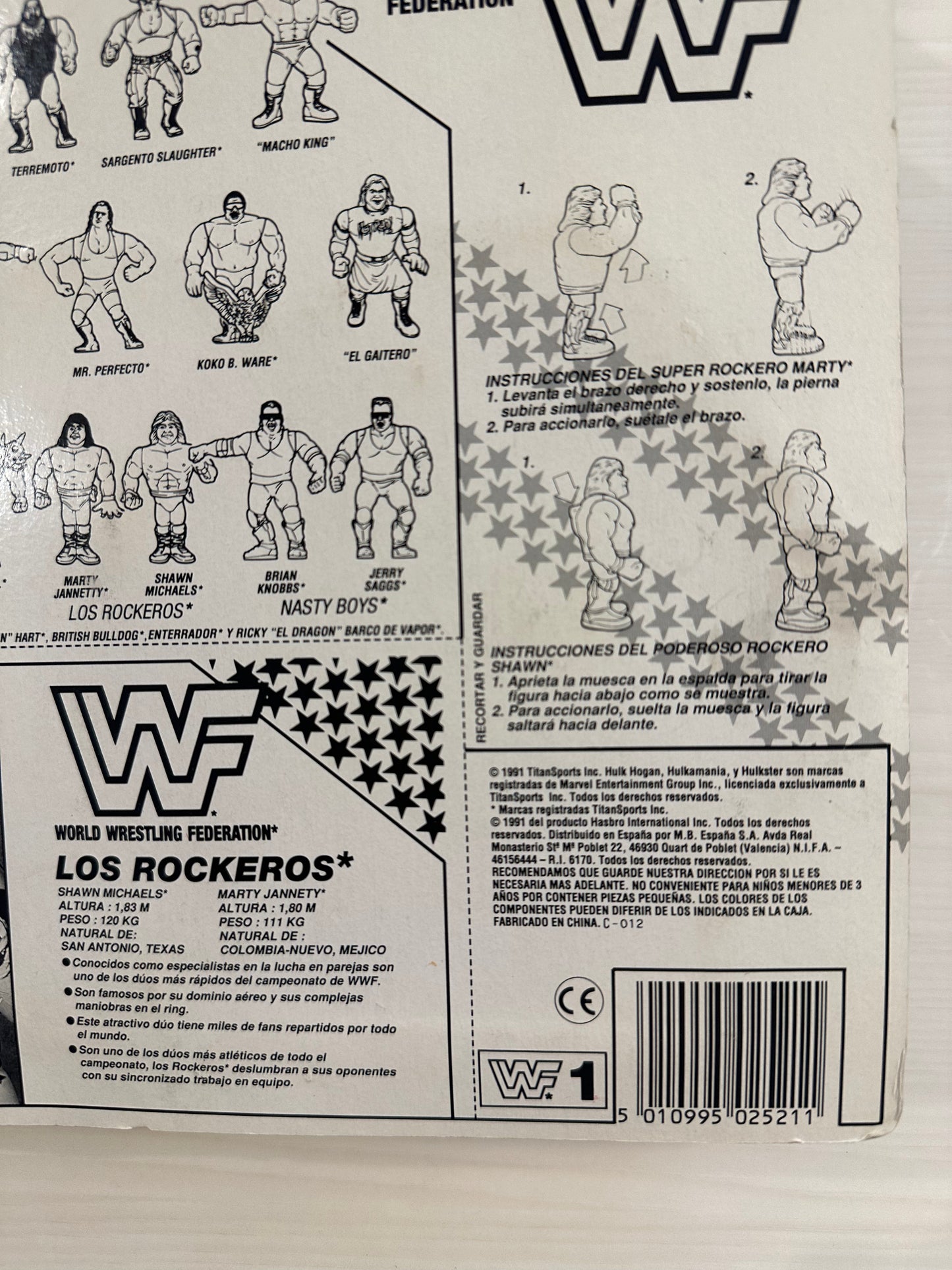 The Rockers Series 2 WWF Hasbro foreign