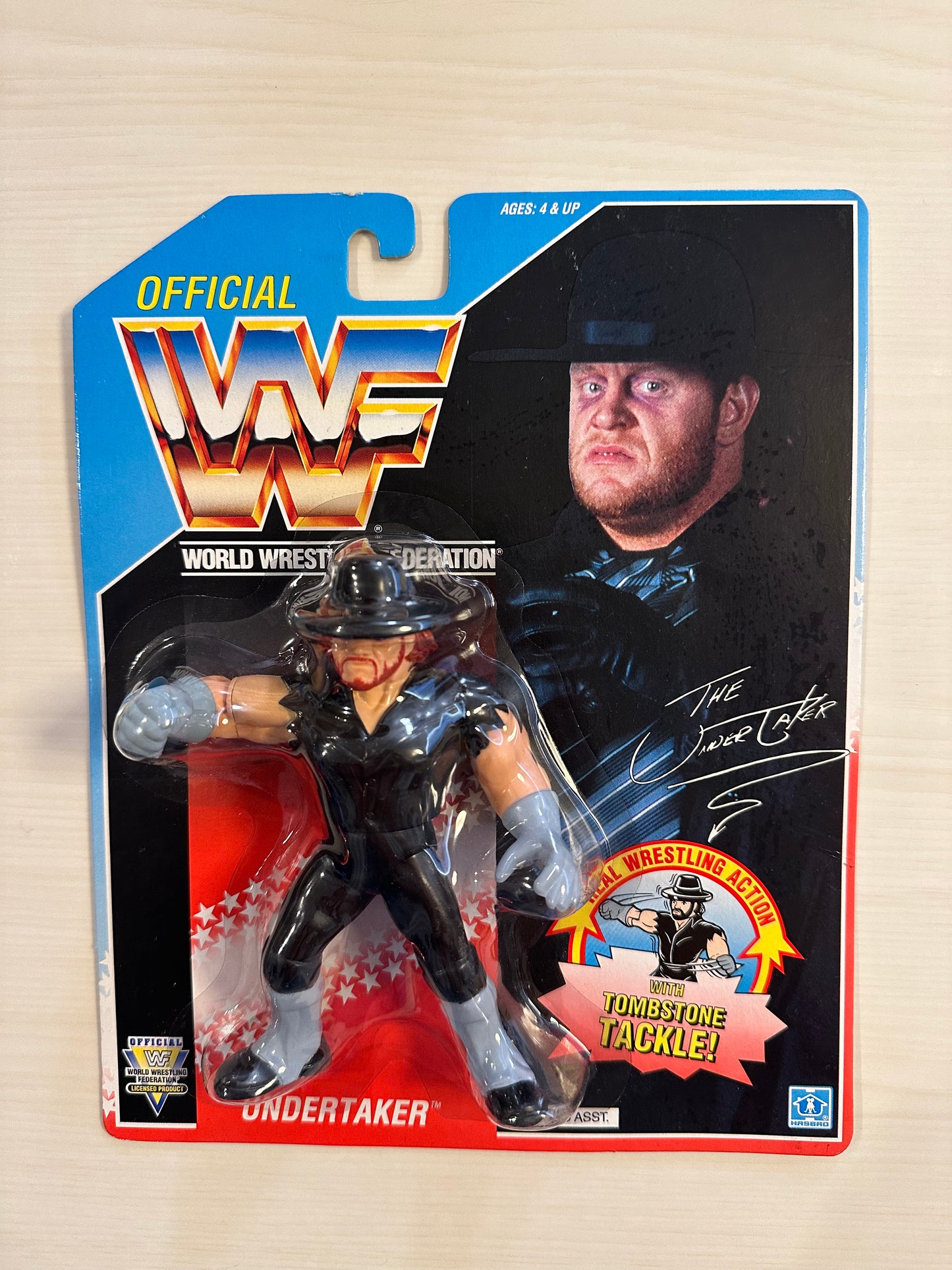 The Undertaker Series 4 WWF Hasbro