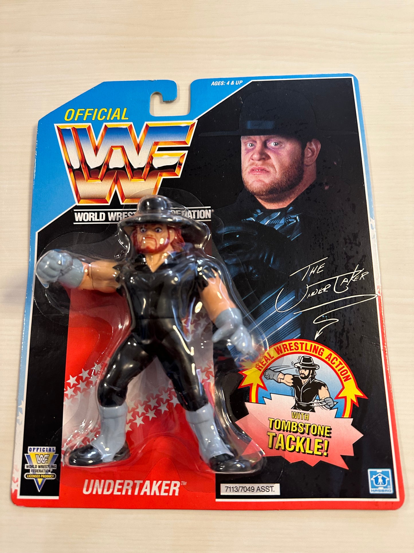 The Undertaker Series 4 WWF Hasbro