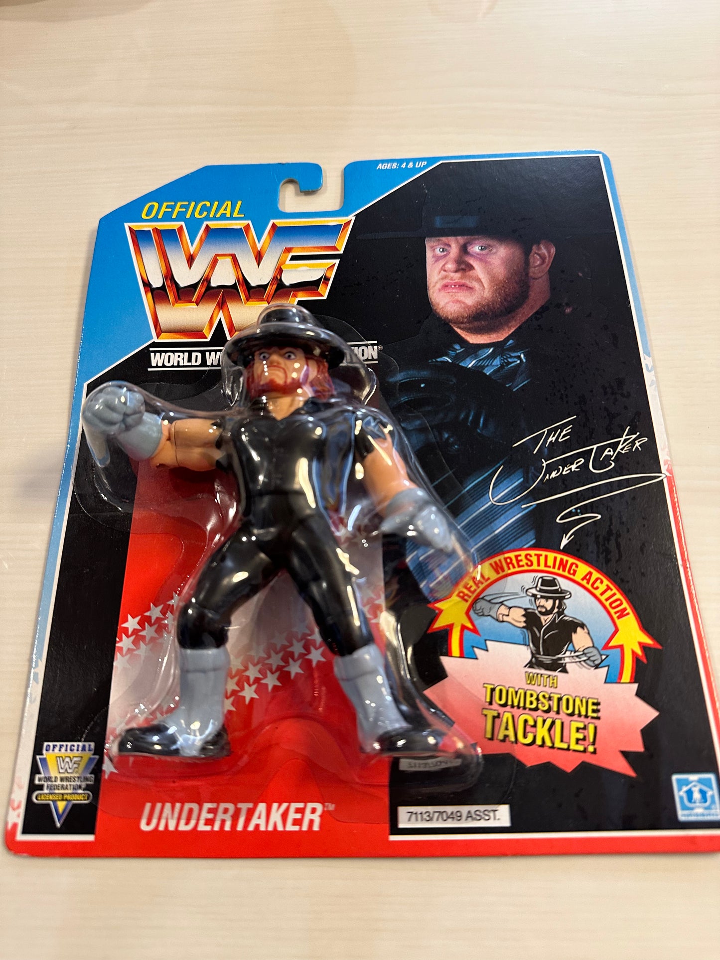 The Undertaker Series 4 WWF Hasbro