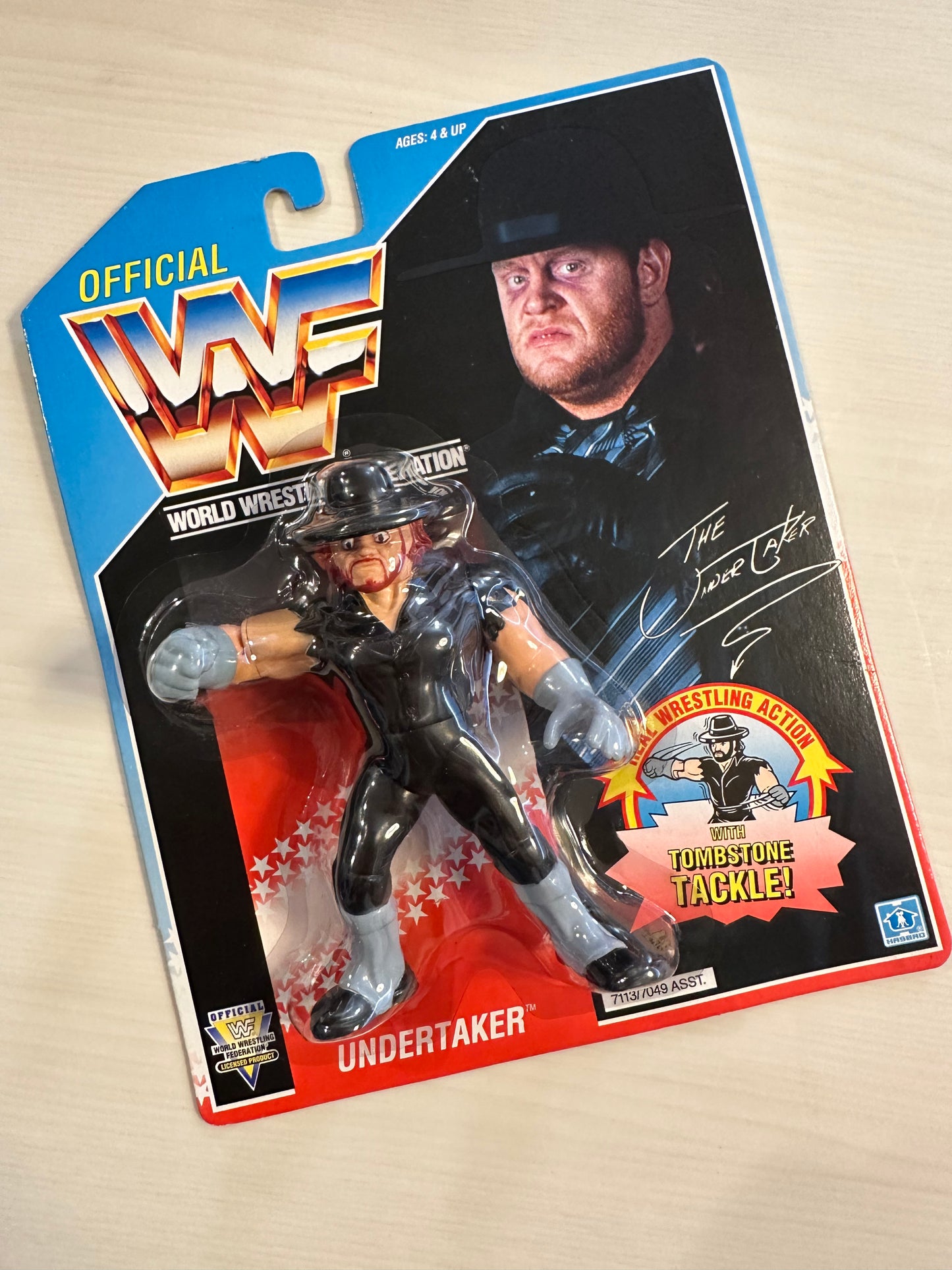 The Undertaker Series 4 WWF Hasbro