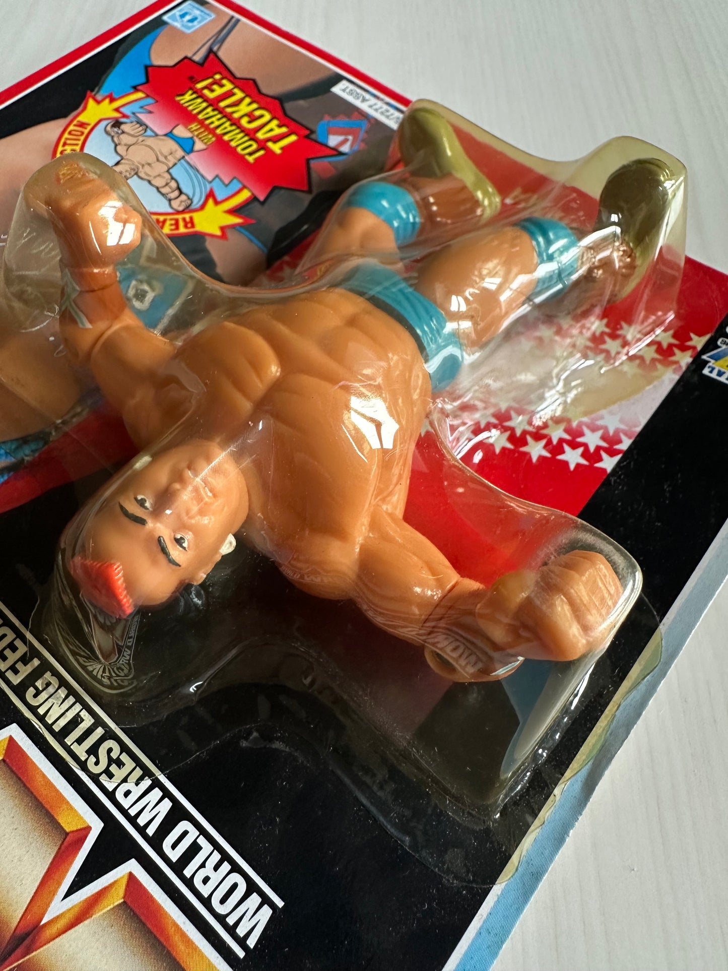 Tatanka Series 6 WWF Hasbro MOC figure