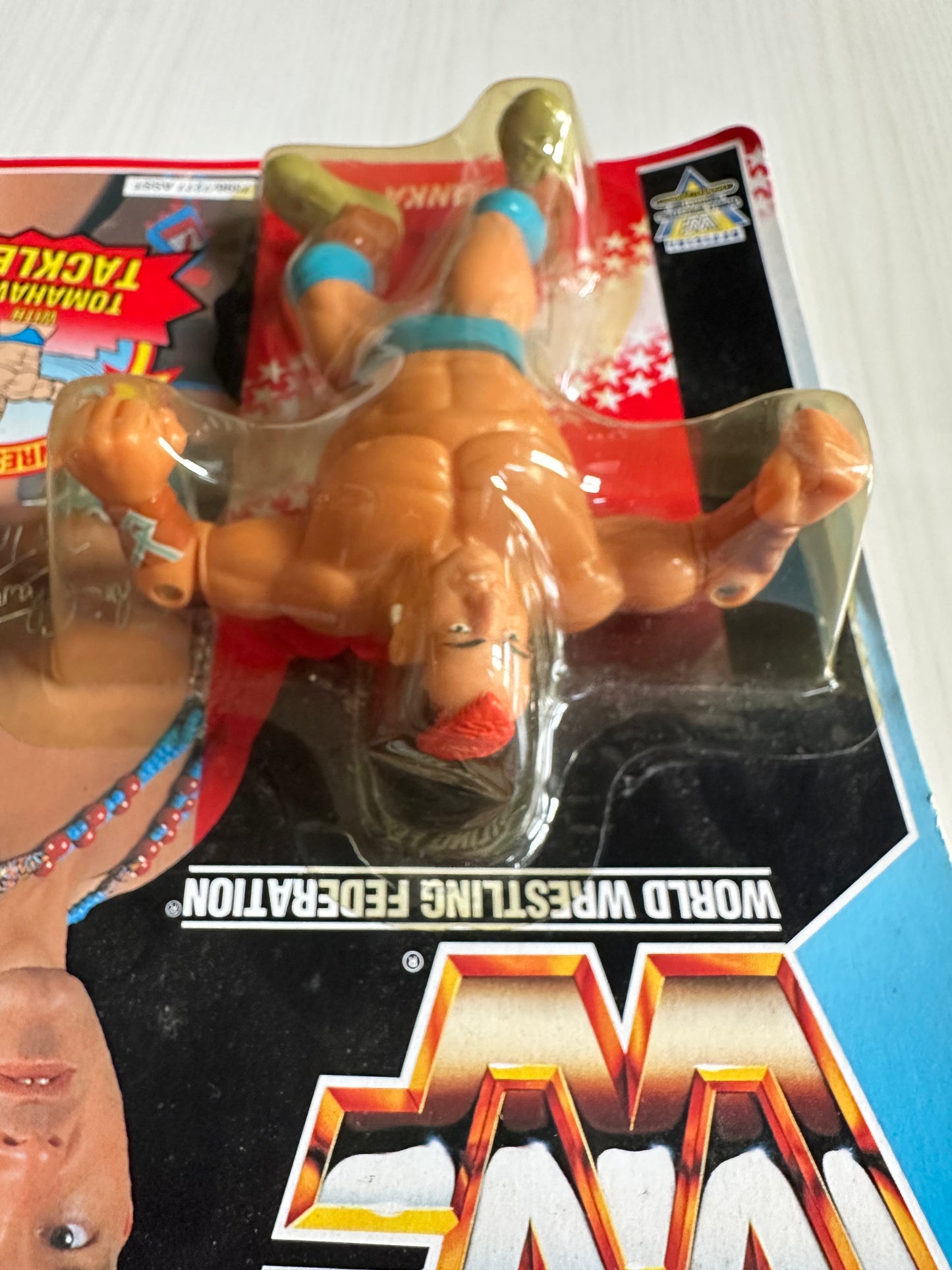 Tatanka Series 6 WWF Hasbro MOC figure