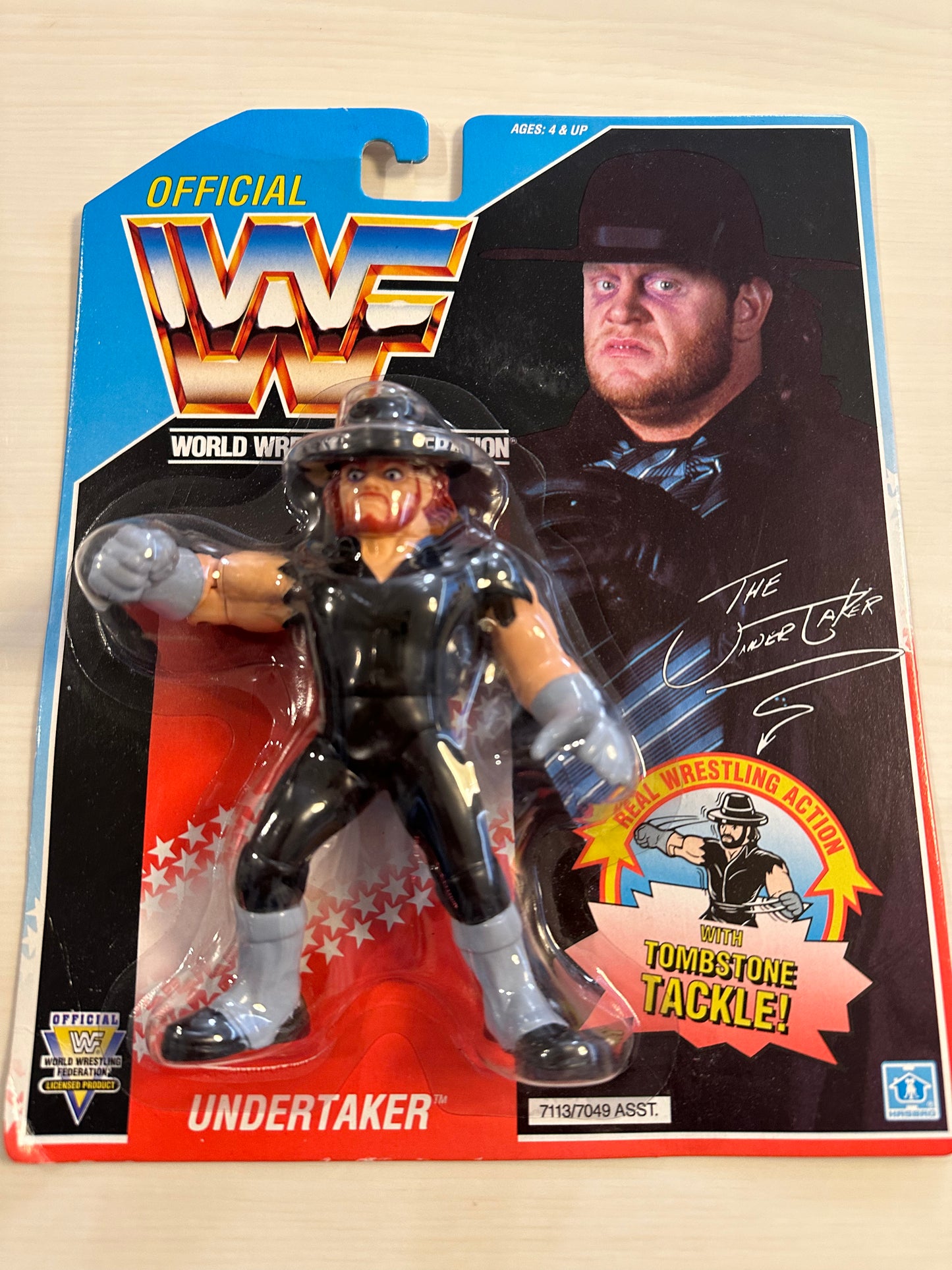 The Undertaker Series 4 WWF Hasbro