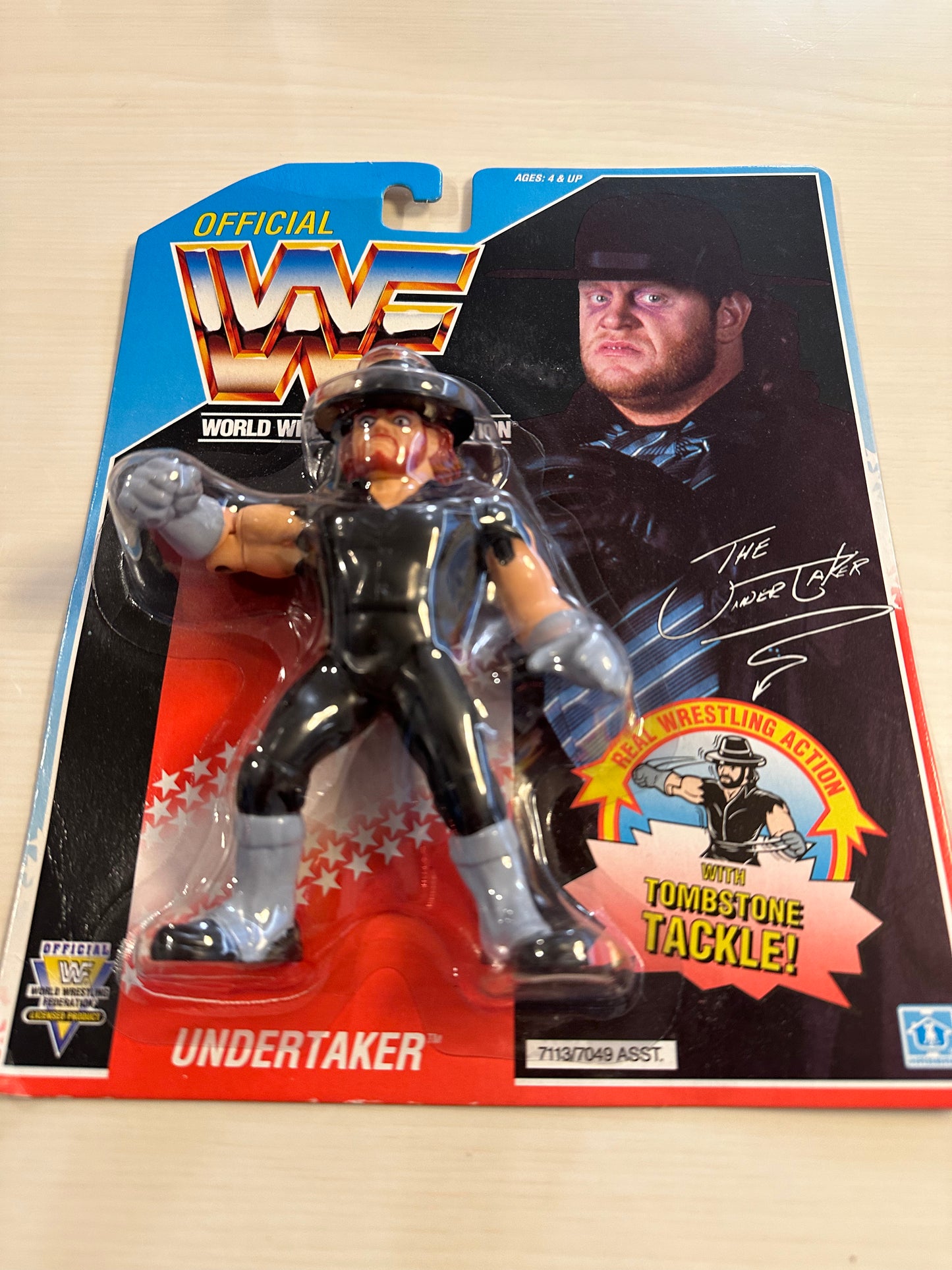 The Undertaker Series 4 WWF Hasbro