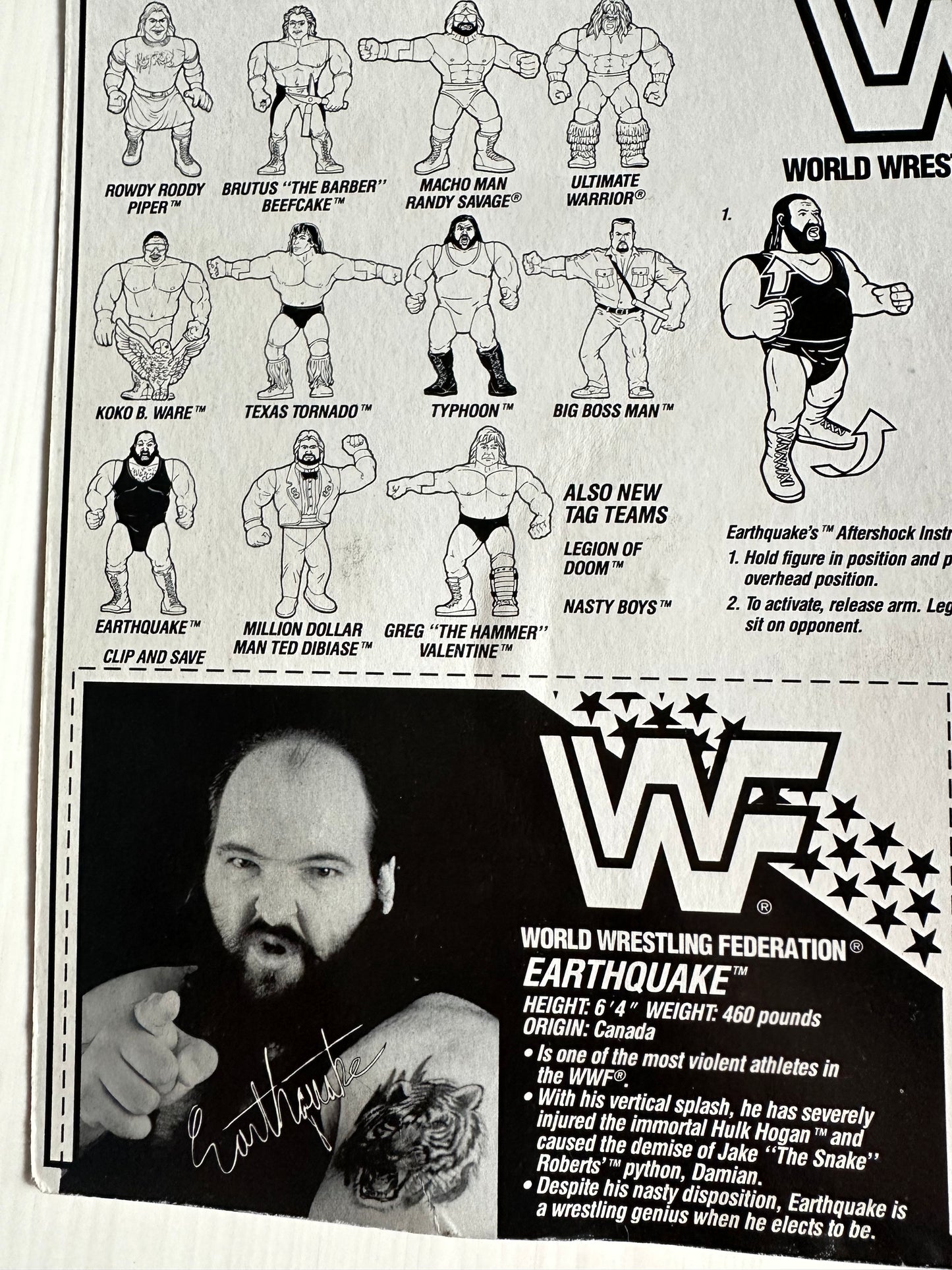 Earthquake Series 3 WWF Hasbro