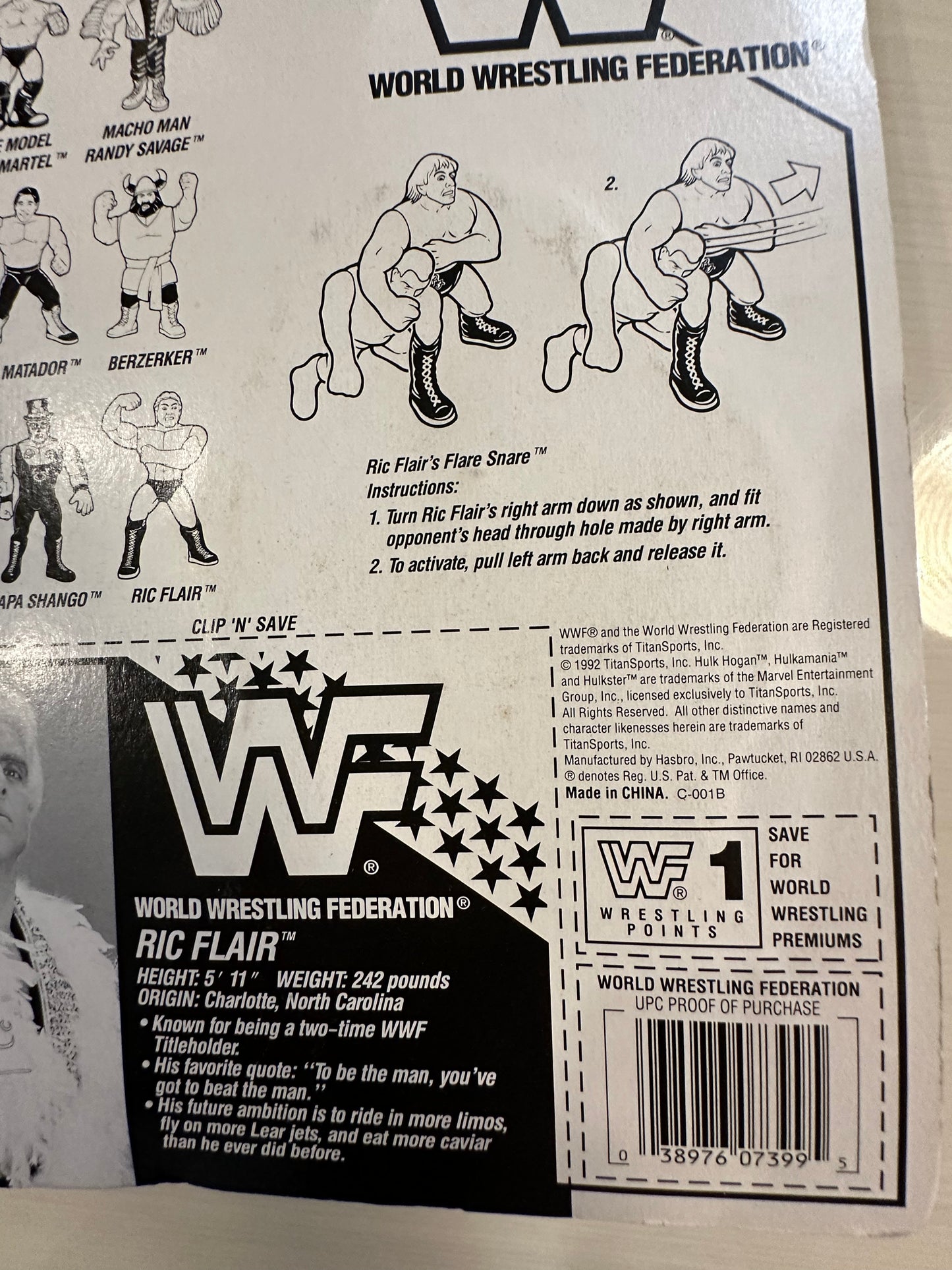 Ric Flair Series 6 WWF Hasbro