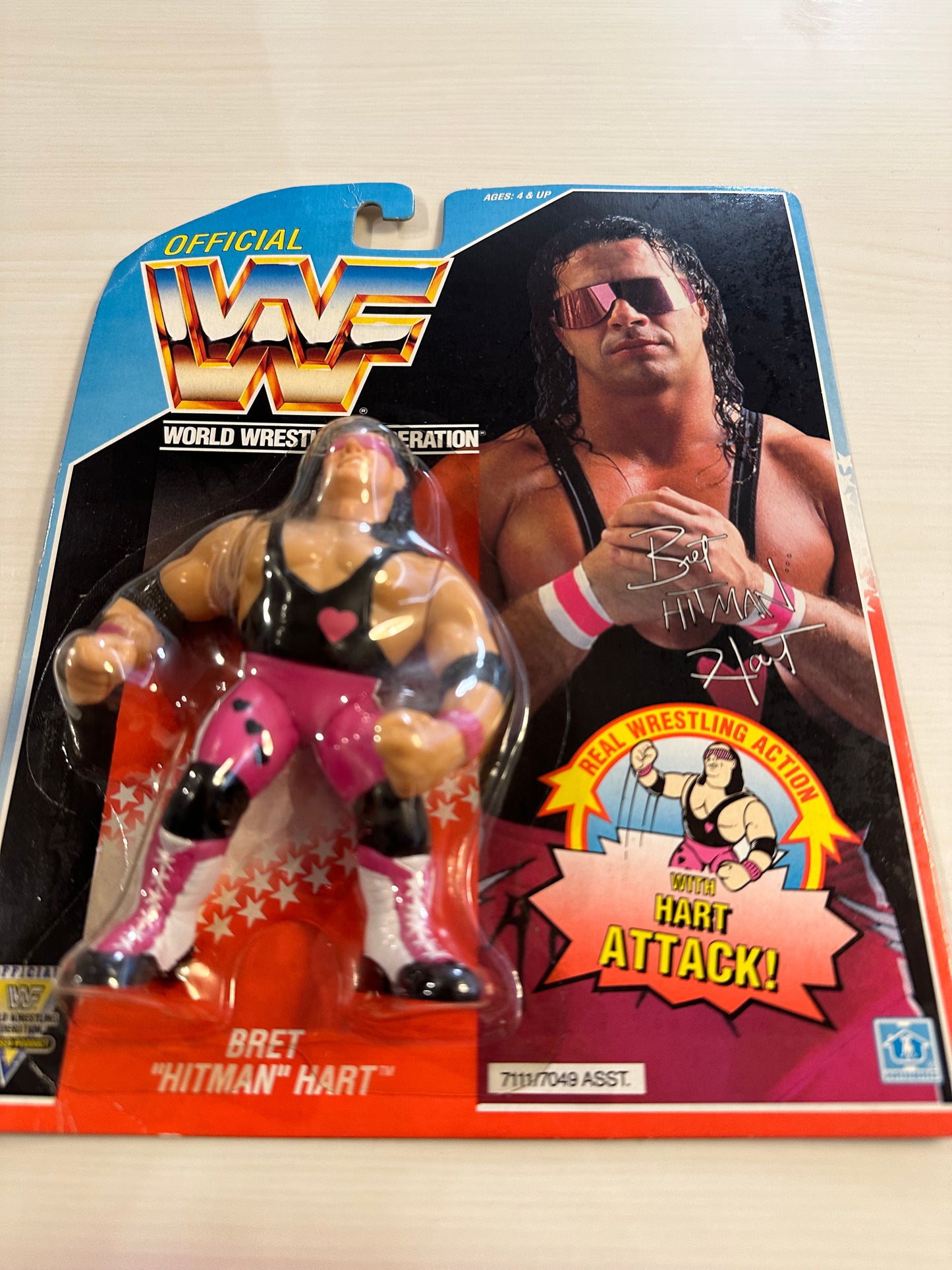 Bret the Hitman Hart Series 4 WWF Hasbro