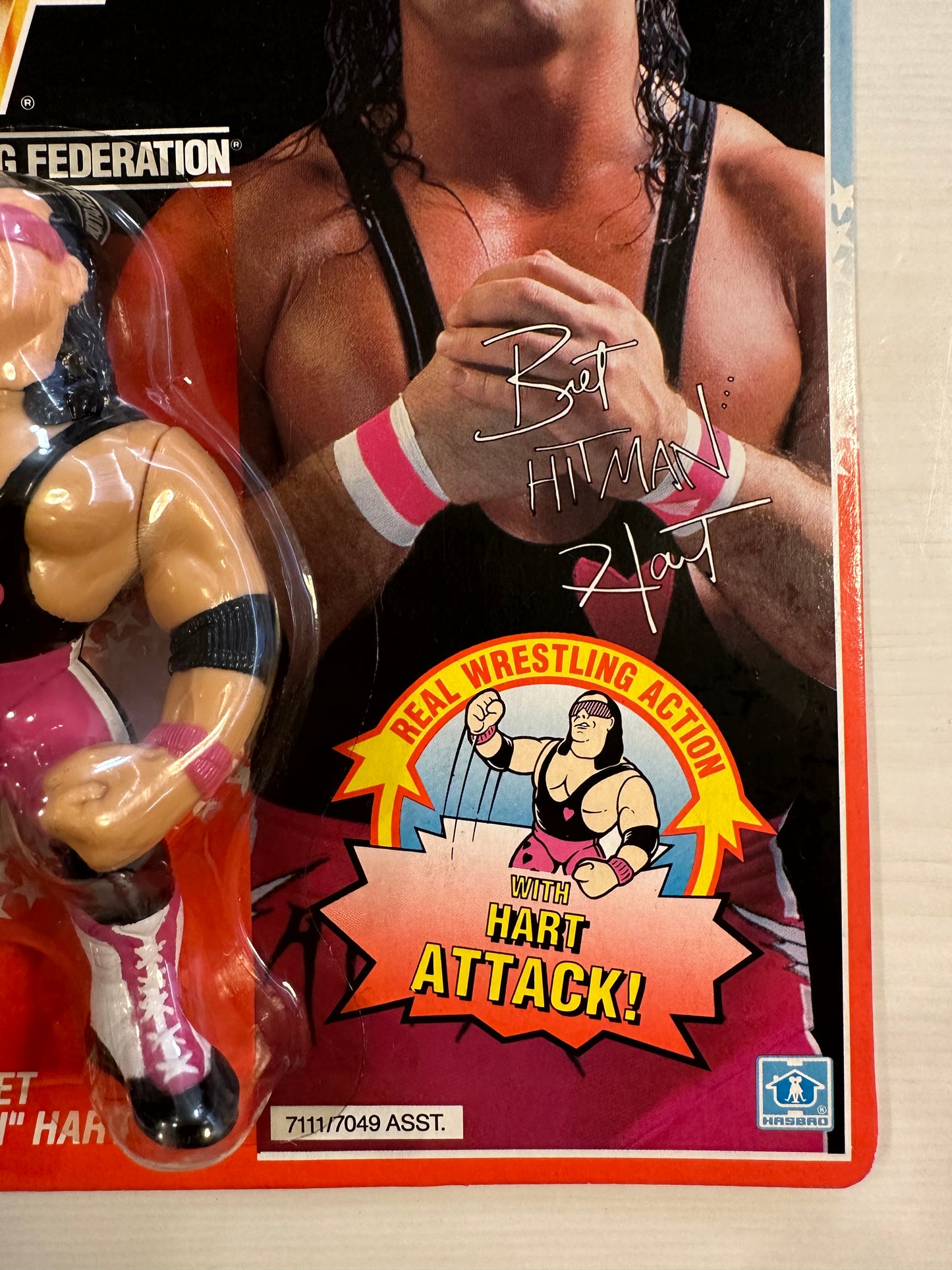 Bret the Hitman Hart Series 4 WWF Hasbro