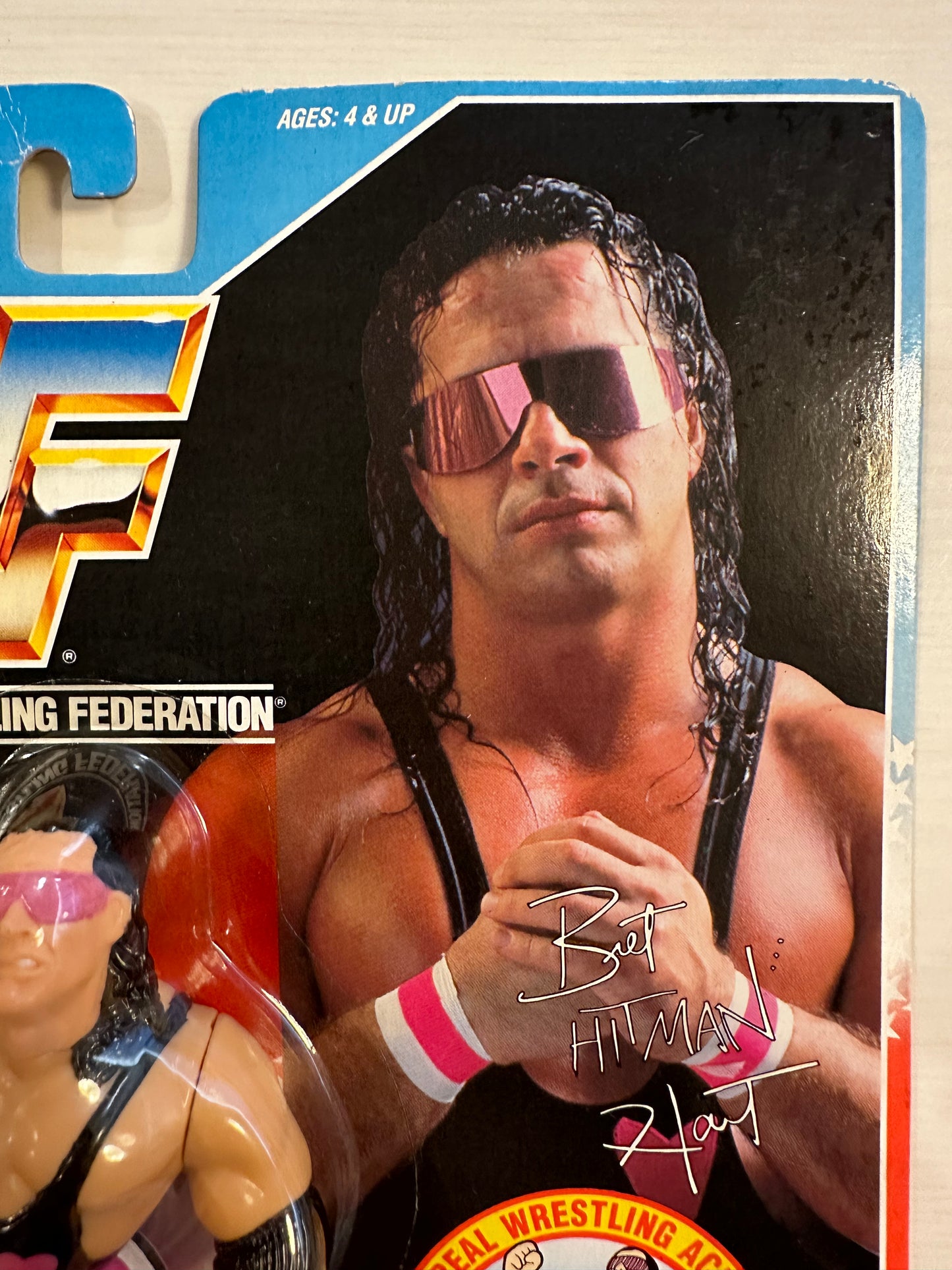 Bret the Hitman Hart Series 4 WWF Hasbro