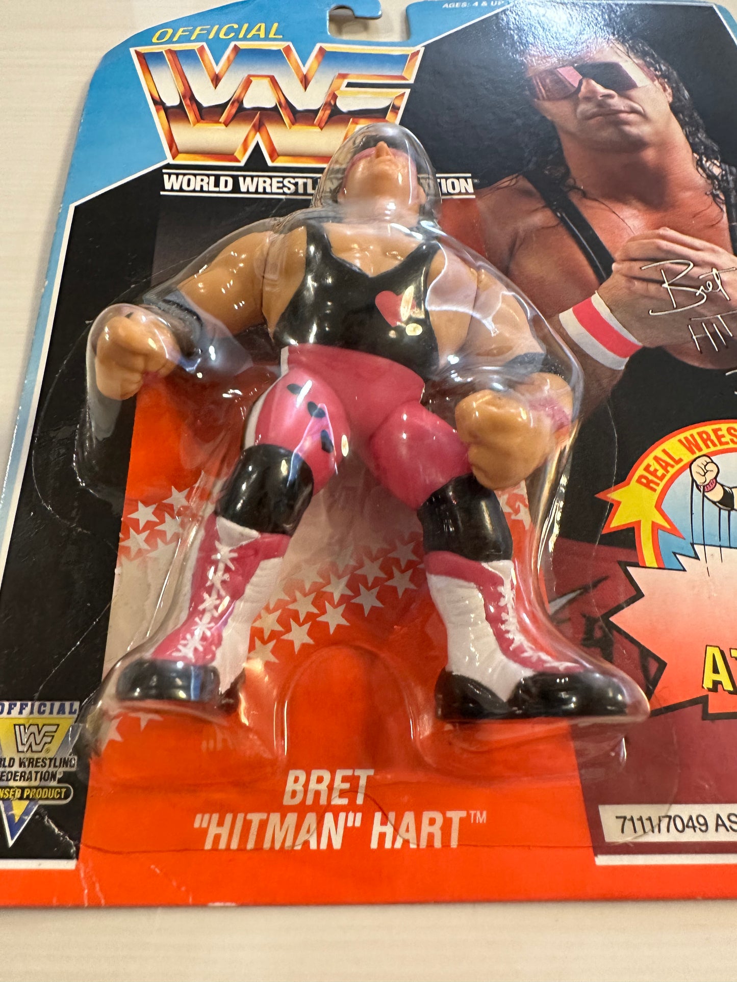 Bret the Hitman Hart Series 4 WWF Hasbro